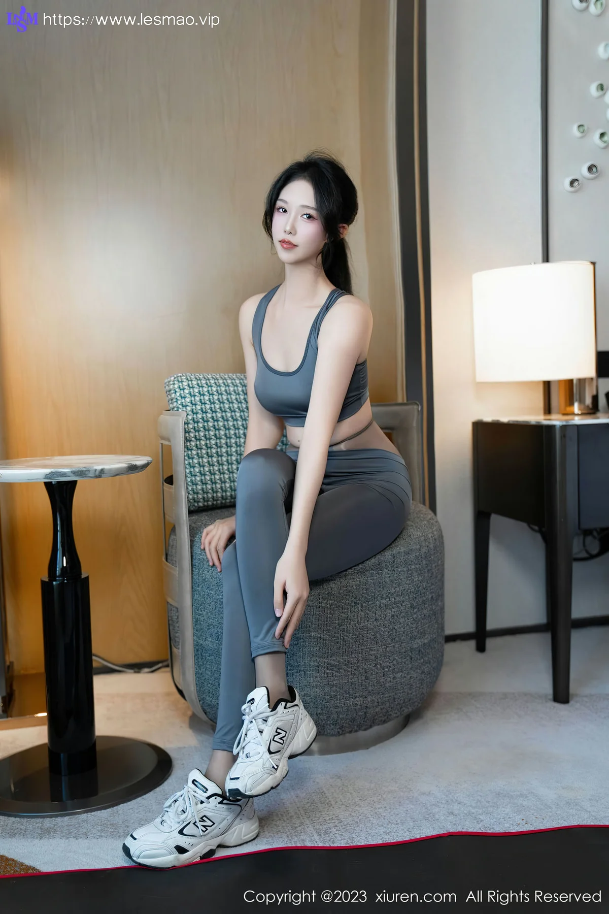 XiuRen 秀人 No.7882  利世 灰色瑜伽服性感写真111 - 13