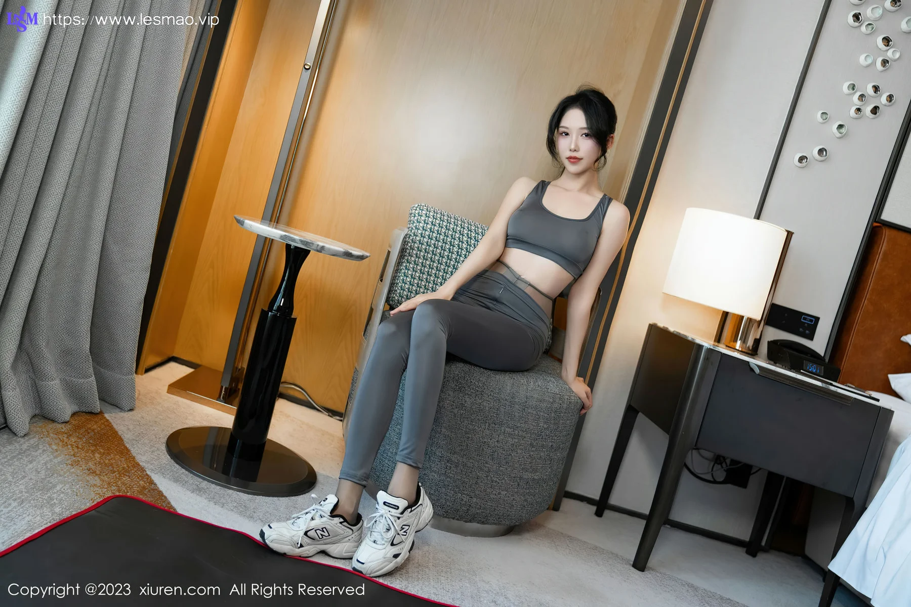 XiuRen 秀人 No.7882  利世 灰色瑜伽服性感写真111 - 15