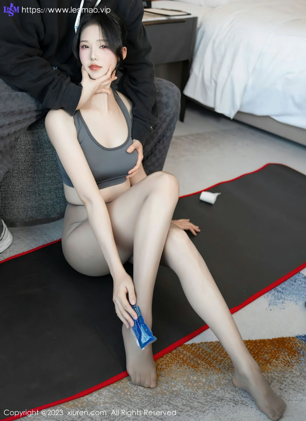 XiuRen 秀人 No.7882  利世 灰色瑜伽服性感写真111 - 61