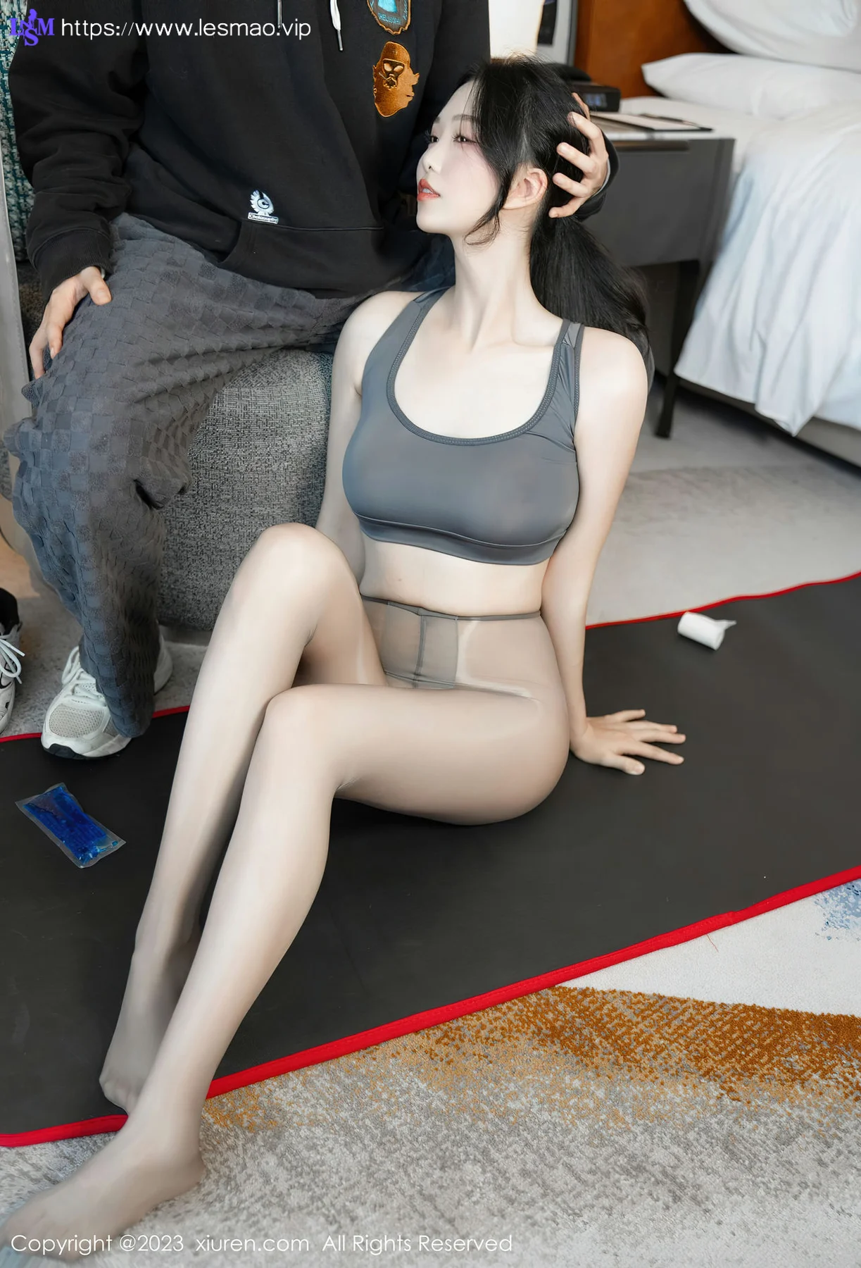 XiuRen 秀人 No.7882  利世 灰色瑜伽服性感写真111 - 66