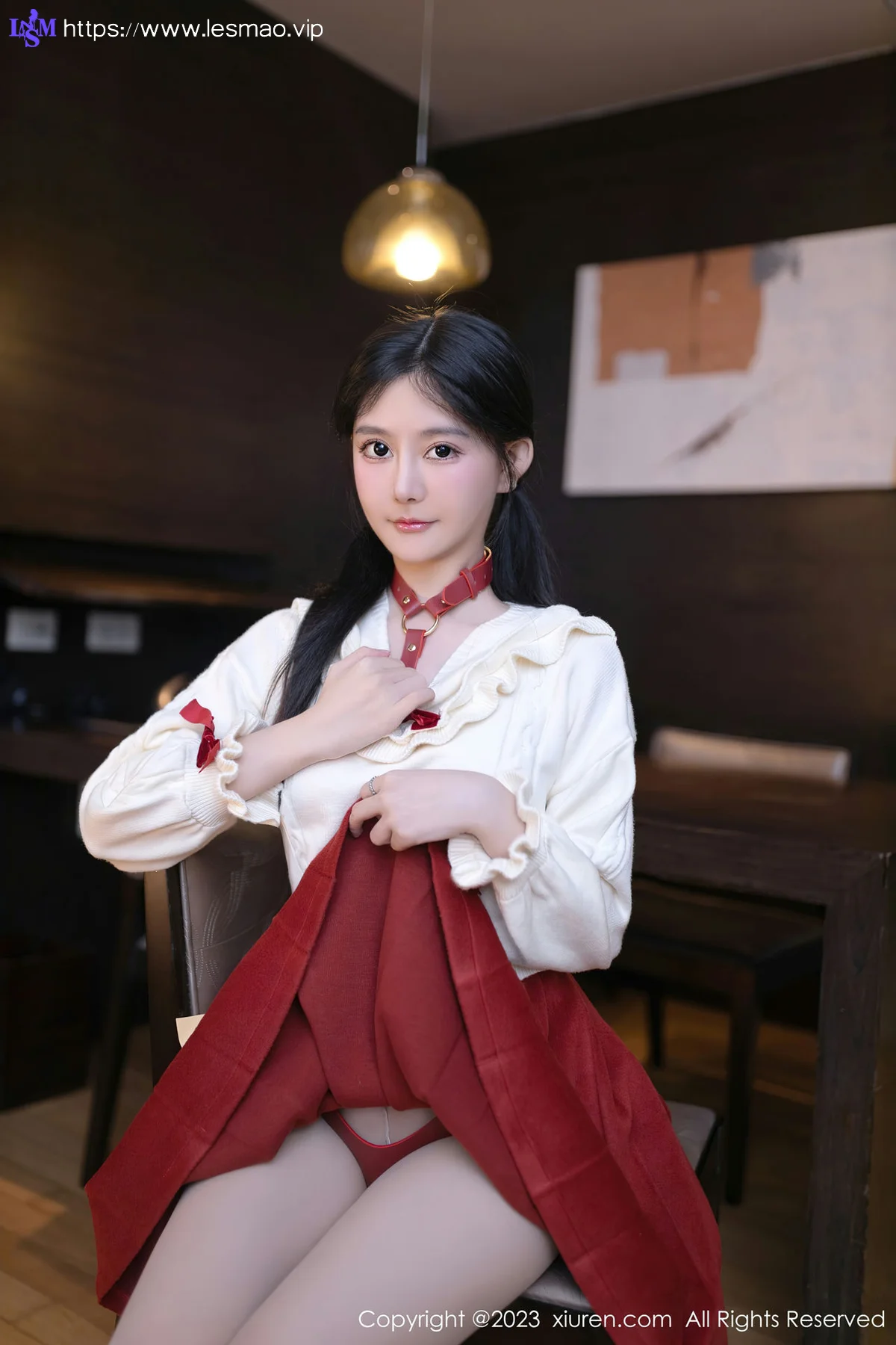 XiuRen 秀人 No.7890  幼幼 红色情趣性感写真11 - 5