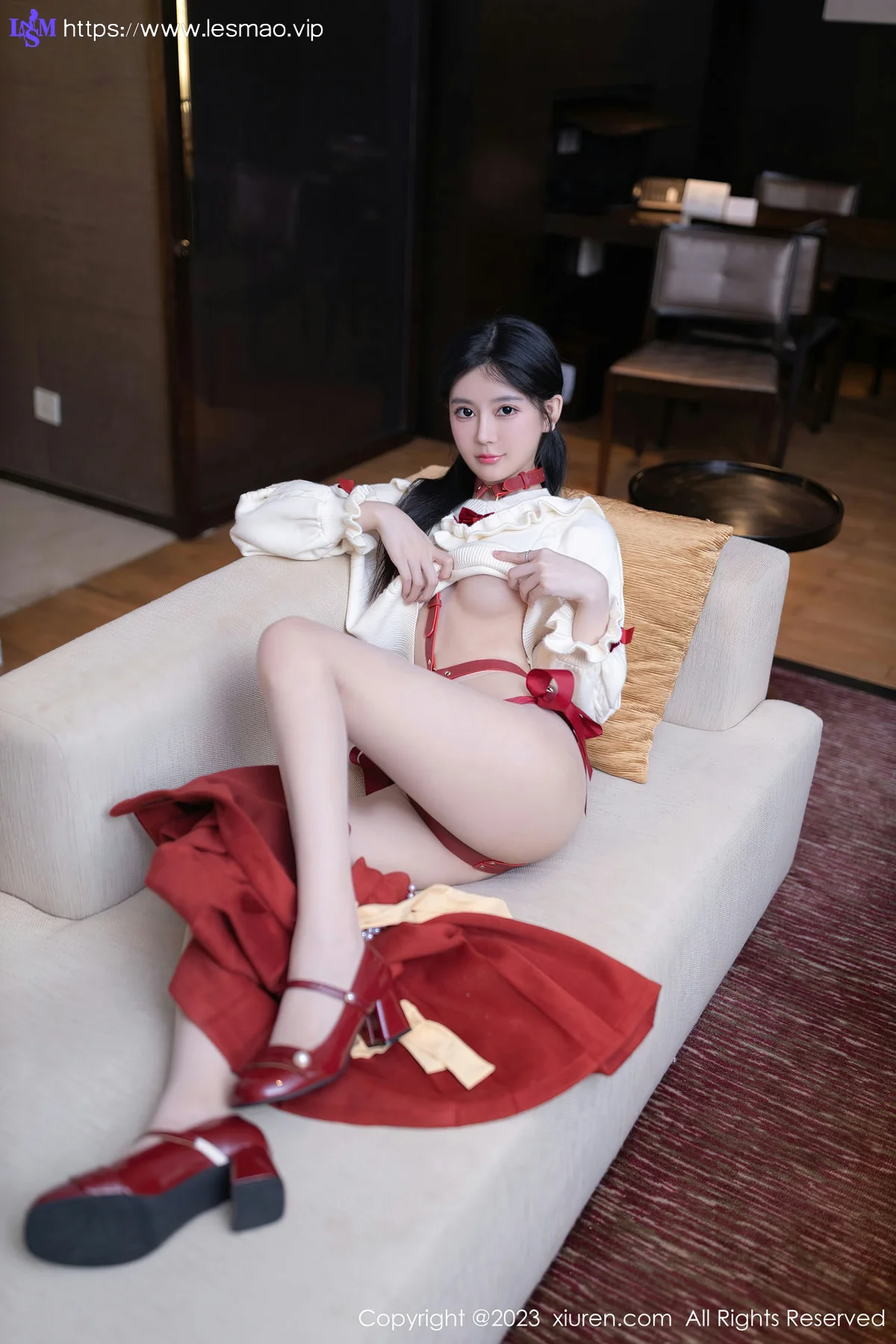 XiuRen 秀人 No.7890  幼幼 红色情趣性感写真11 - 16