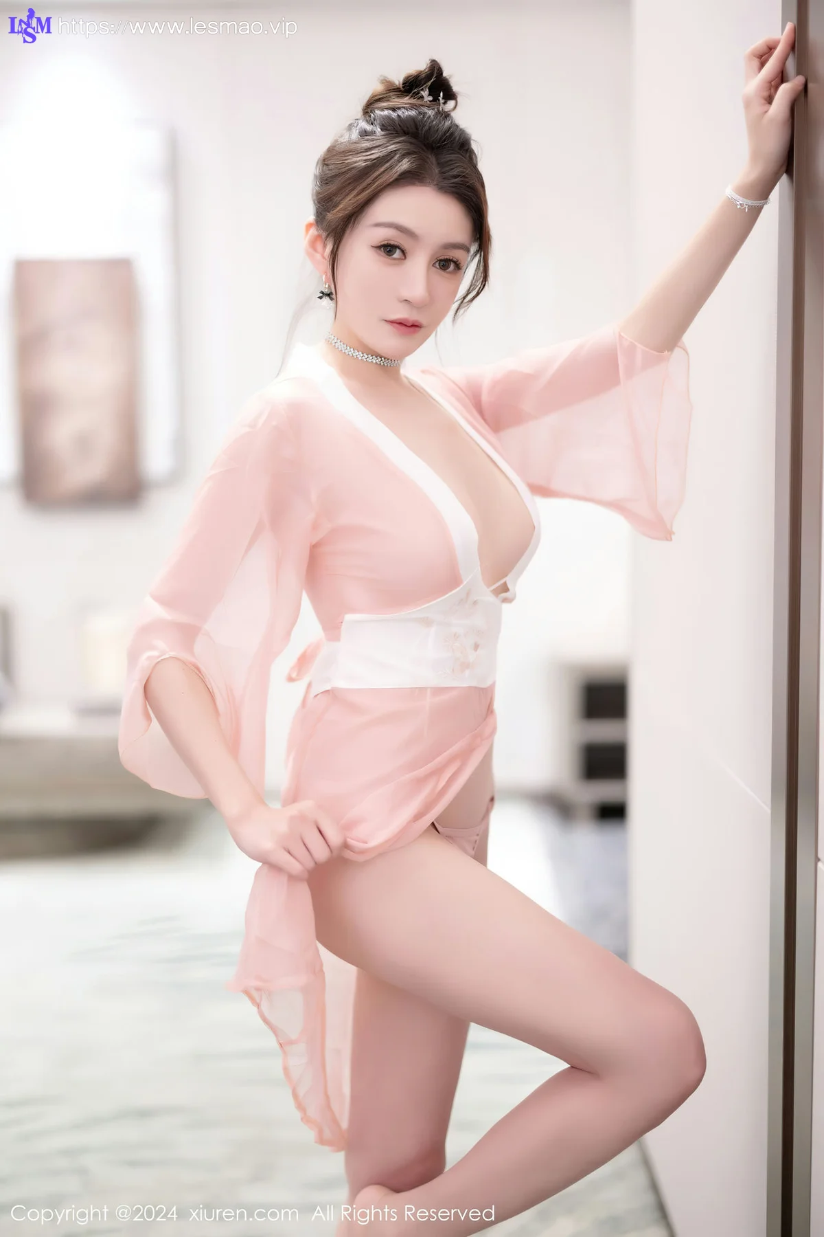 XiuRen 秀人 No.7927  唐宁宁 粉色情趣服饰性感写真2 - 47