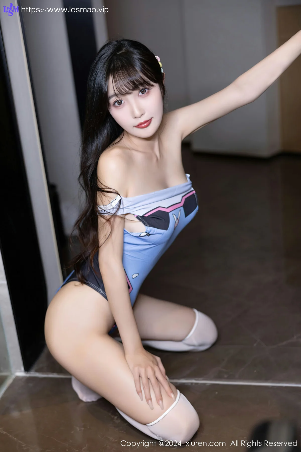XiuRen 秀人 No.7940  林星阑 蓝色死库水性感写真1 - 48