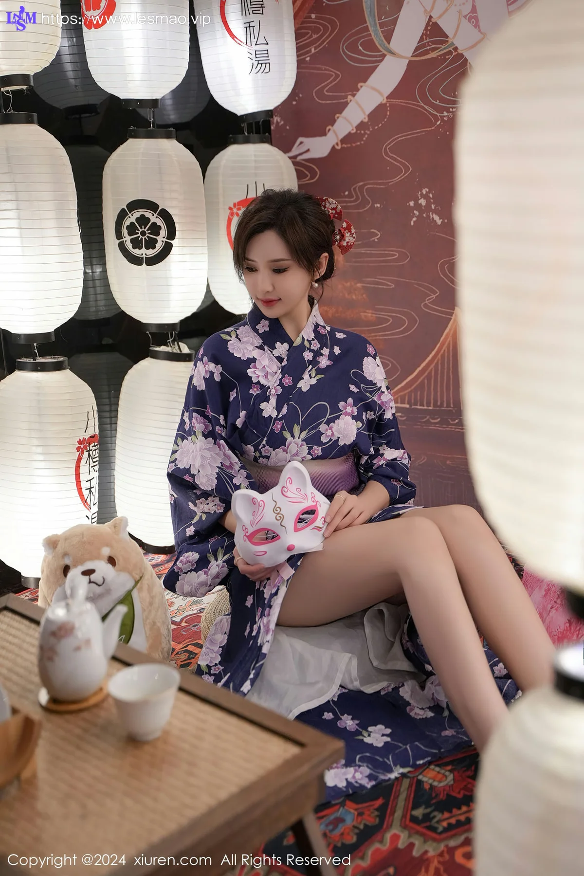 XiuRen 秀人 No.7975  Carol周妍希 深蓝色浴袍三亚旅拍3 - 13