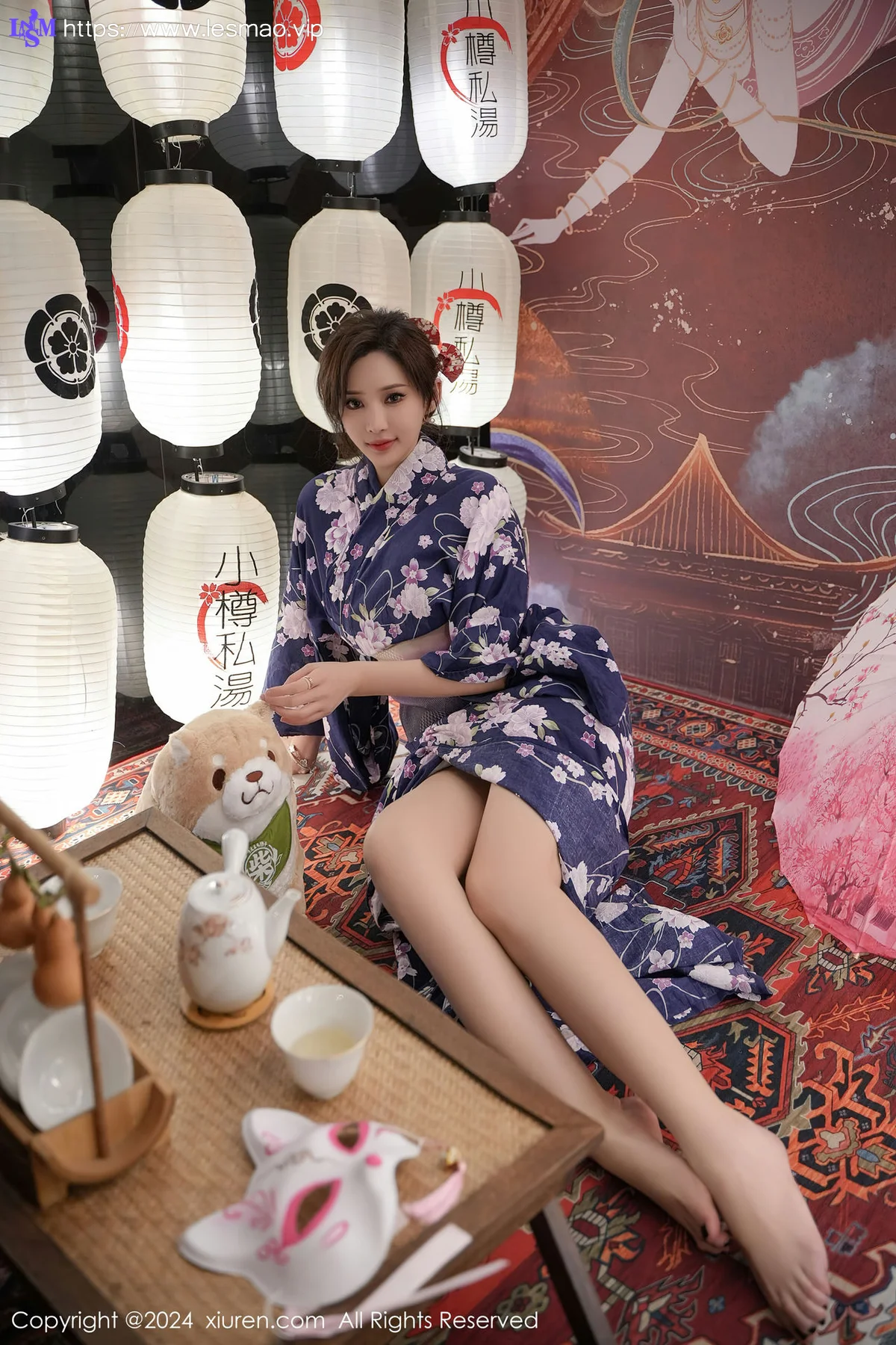 XiuRen 秀人 No.7975  Carol周妍希 深蓝色浴袍三亚旅拍3 - 18