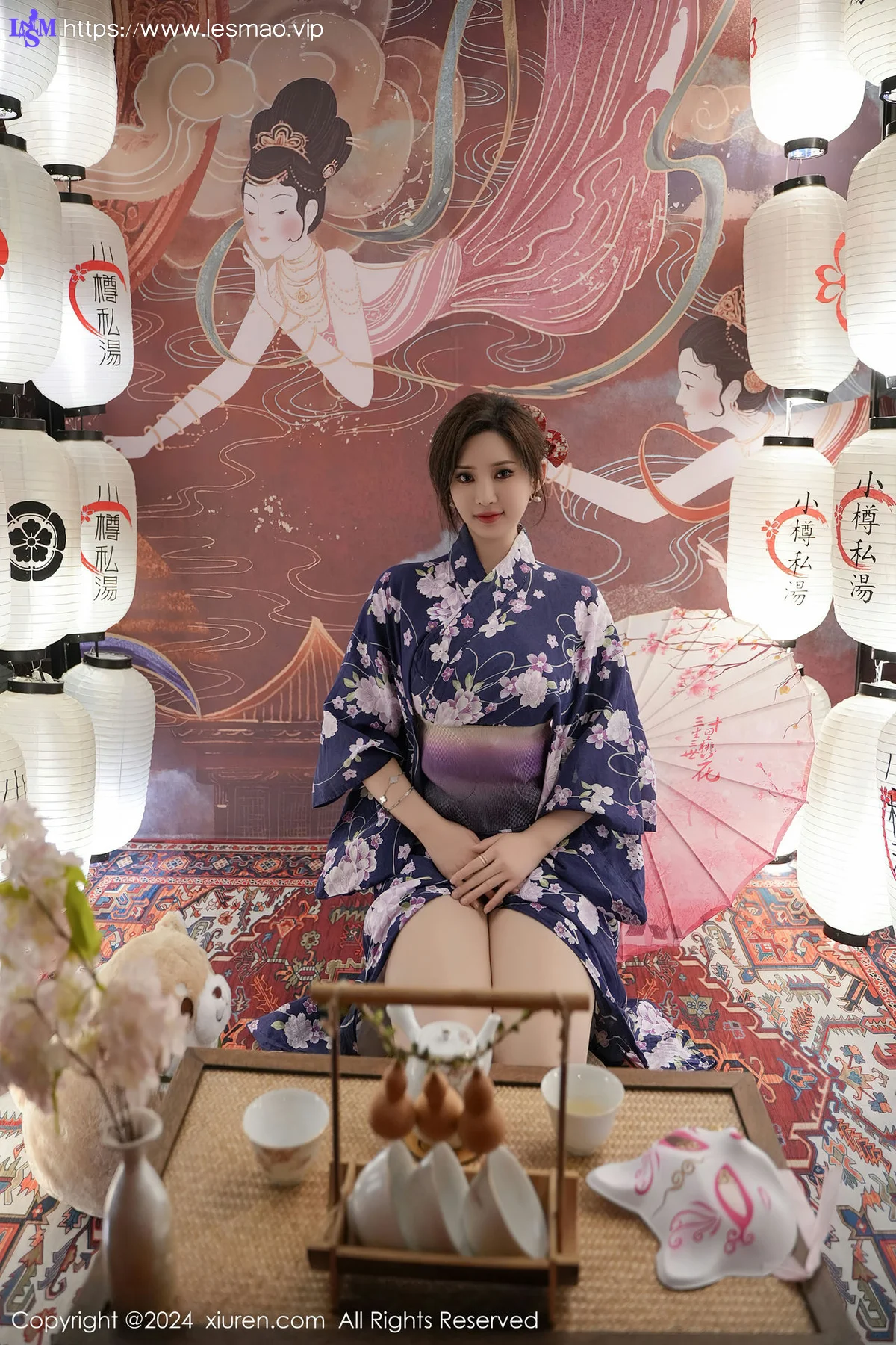 XiuRen 秀人 No.7975  Carol周妍希 深蓝色浴袍三亚旅拍3 - 19