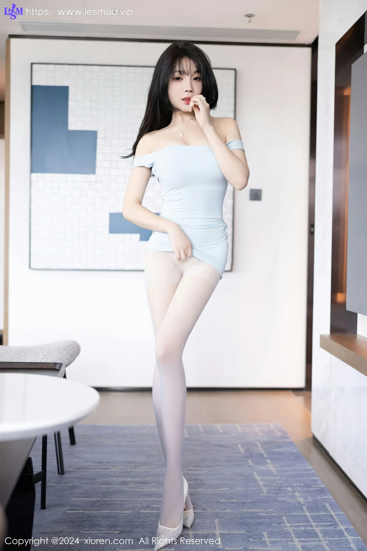 XiuRen 秀人 No.7976  徐莉芝Booty 诱人白色蕾丝性感写真11 - 27