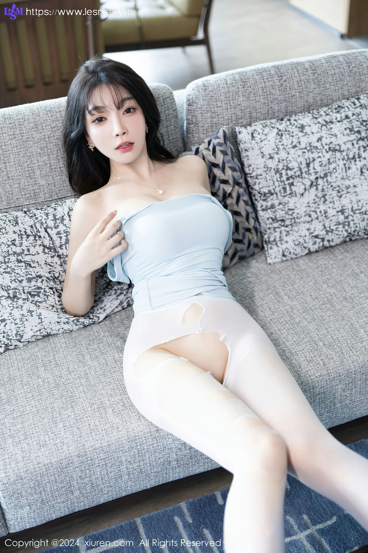 XiuRen 秀人 No.7976  徐莉芝Booty 诱人白色蕾丝性感写真11 - 44