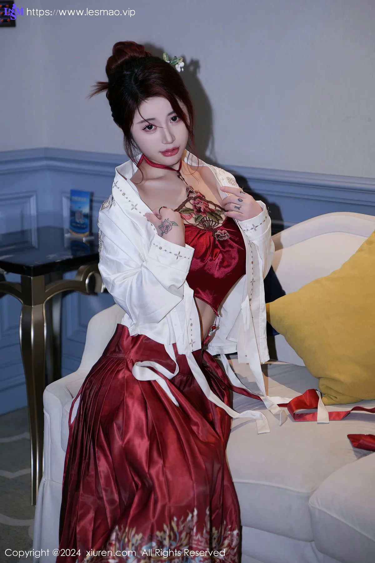 XiuRen 秀人 No.7985  美七 Mia 轻透古装性感写真33 - 22
