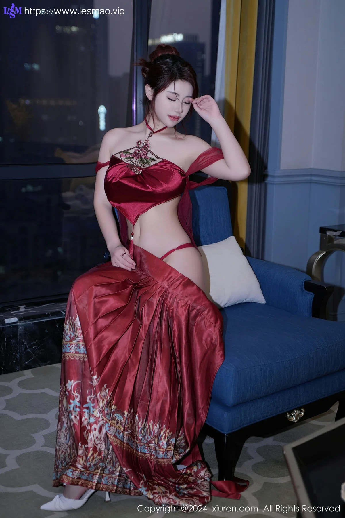 XiuRen 秀人 No.7985  美七 Mia 轻透古装性感写真33 - 27