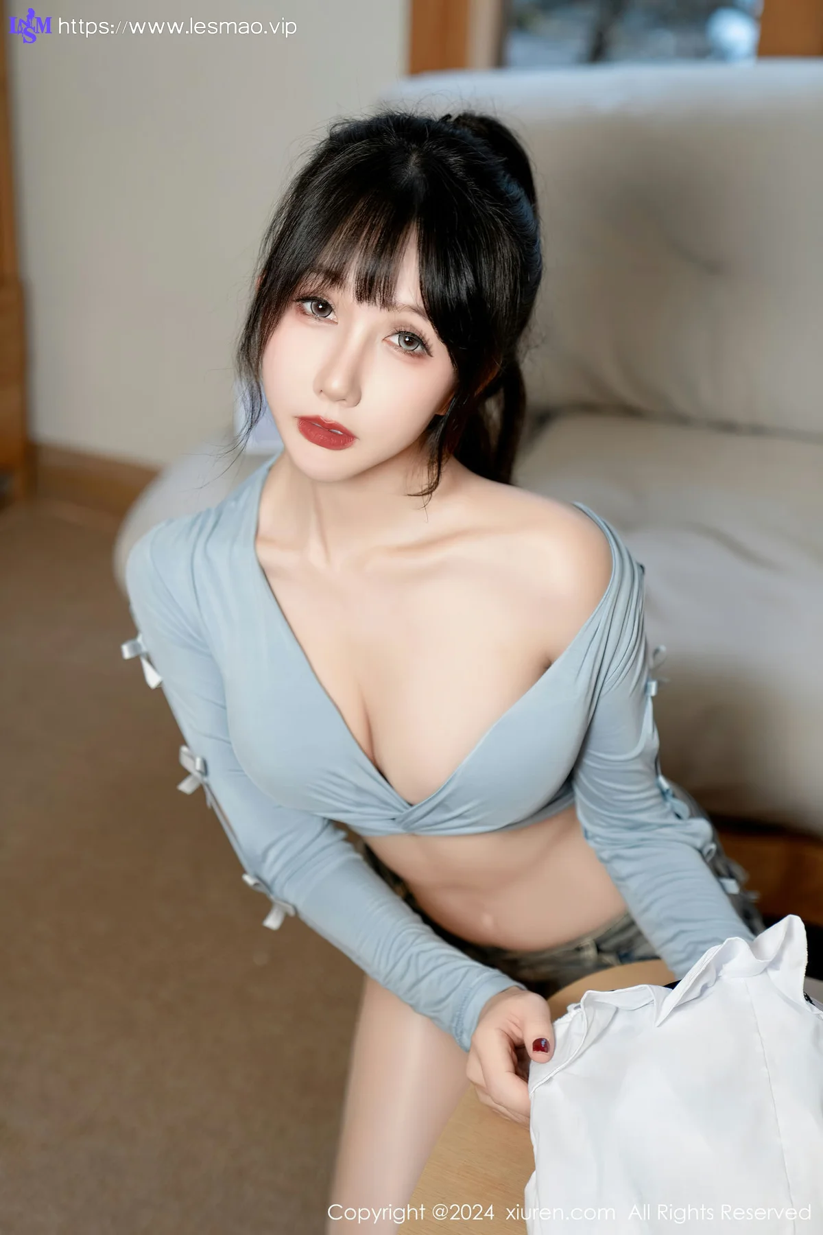 XiuRen 秀人 No.8004  波巧酱 酱味小厨娘性感写真 - 30