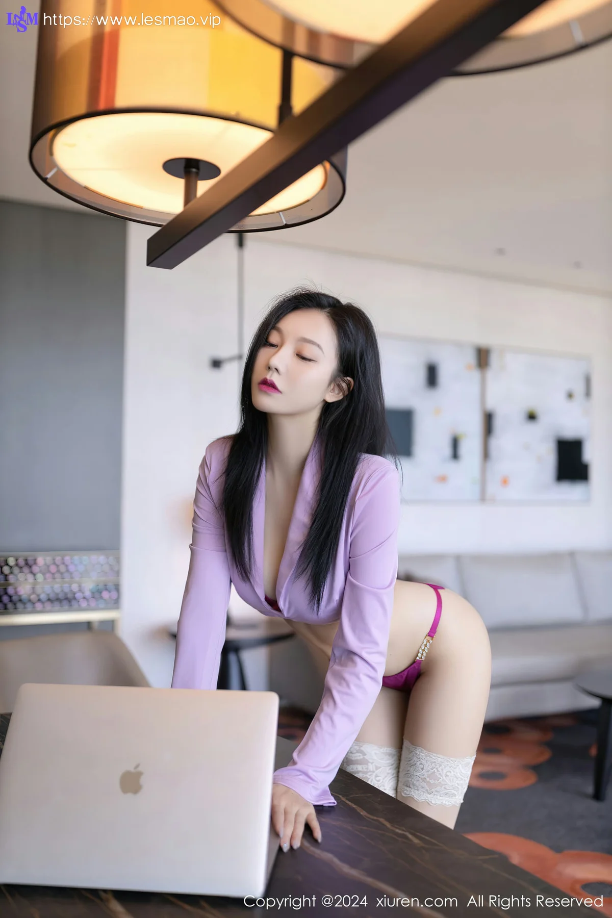 XiuRen 秀人 No.8006  安然anran 白色丝袜性感写真1 - 53