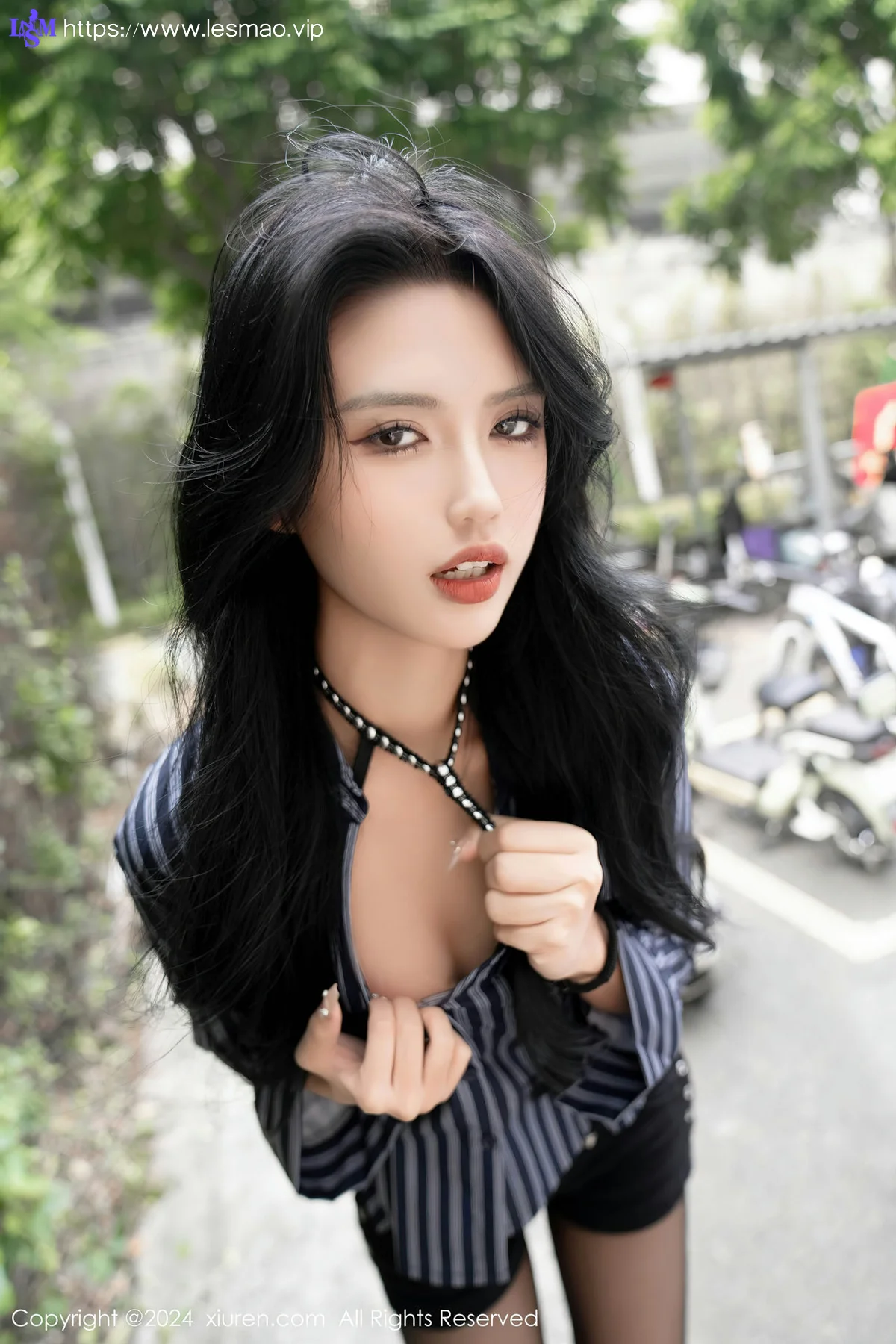 XiuRen 秀人 No.8011  浅浅Danny 黑色情趣服饰性感写真 - 22