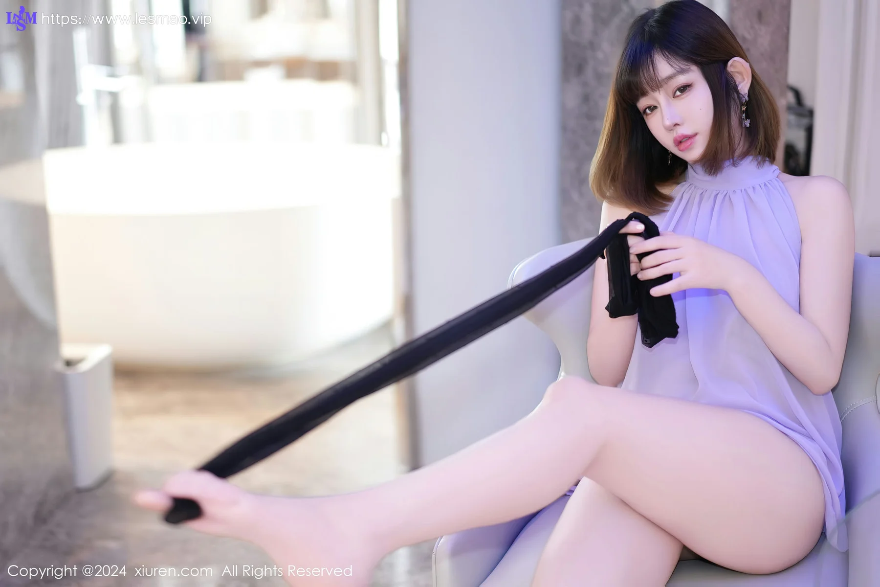 XiuRen 秀人 No.8025  王雨纯 黑色短裙性感写真1 - 30