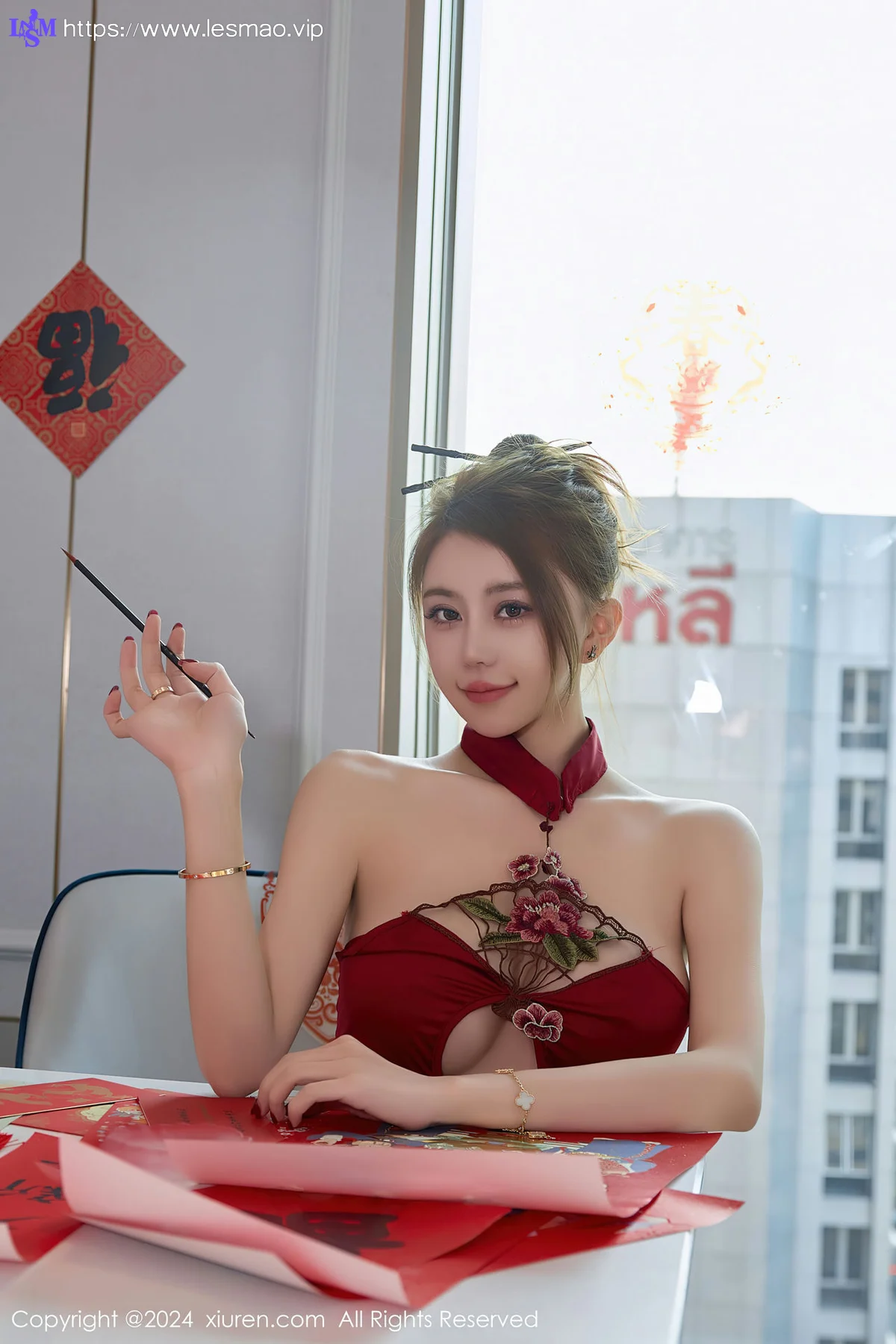 XiuRen 秀人 No.8036  tina_甜仔 新年主题拍摄三亚旅拍 - 20