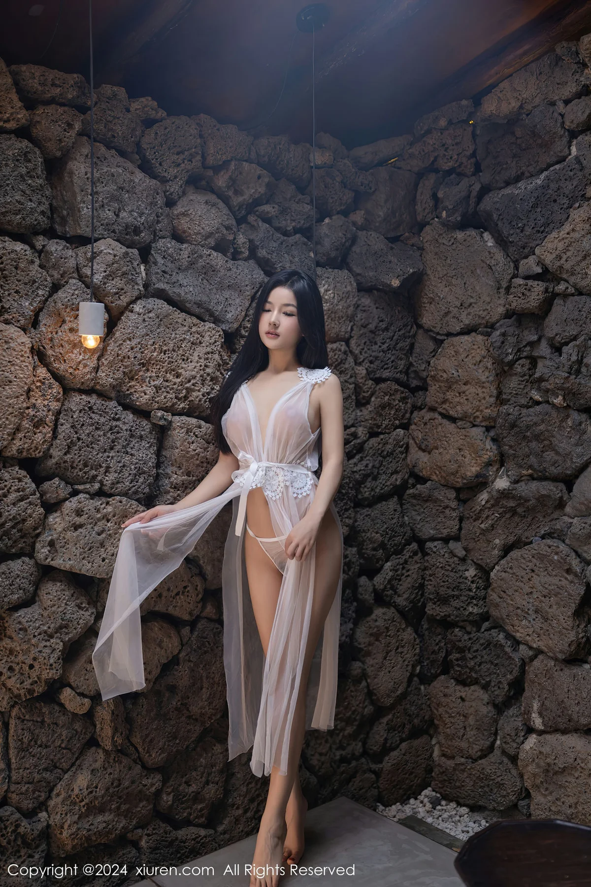 XiuRen 秀人 No.8038  谭小灵 色轻薄连衣短裙性感写真 - 55