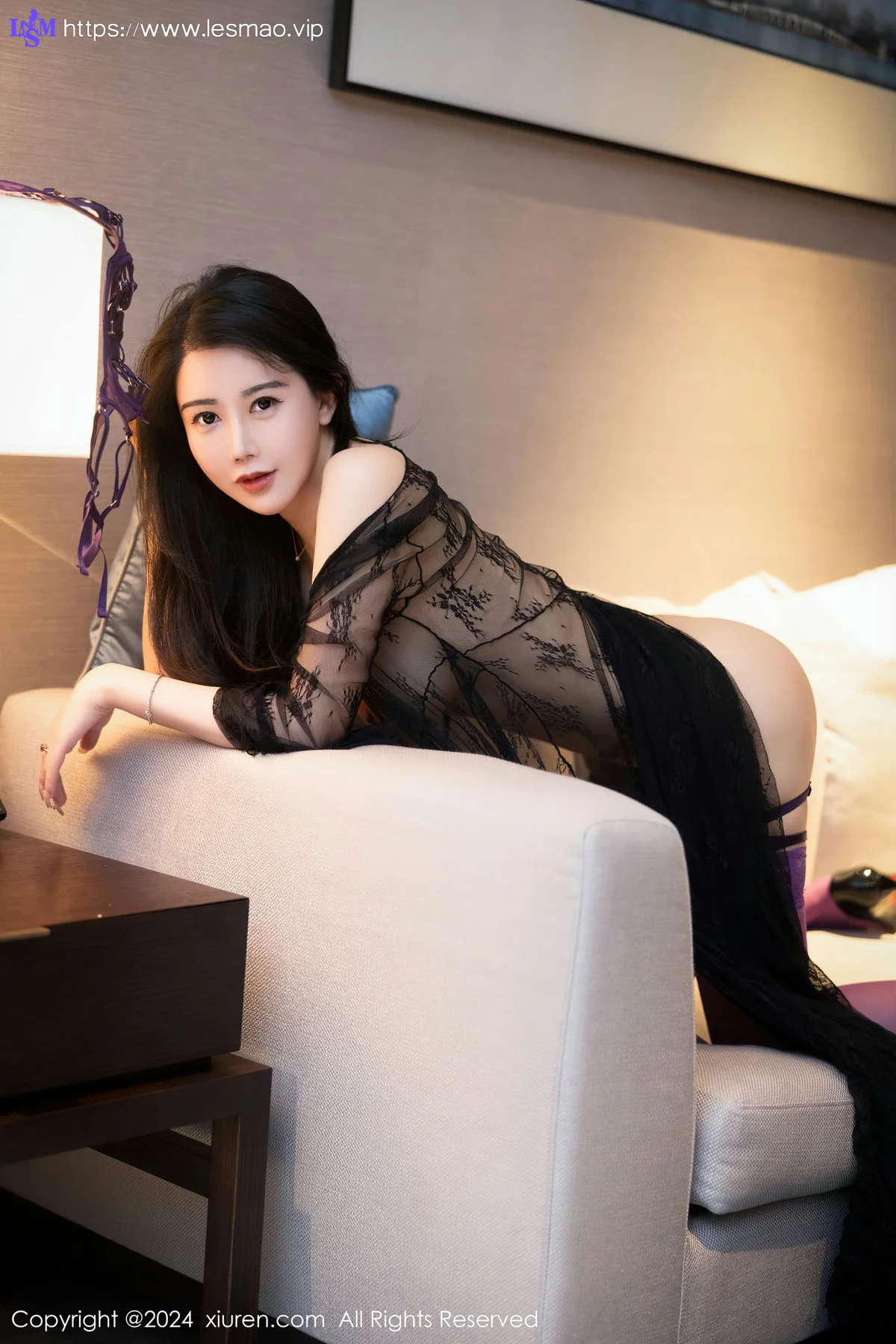 XiuRen 秀人 No.8046  李若汐 首套写真薄纱情趣长裙2 - 78