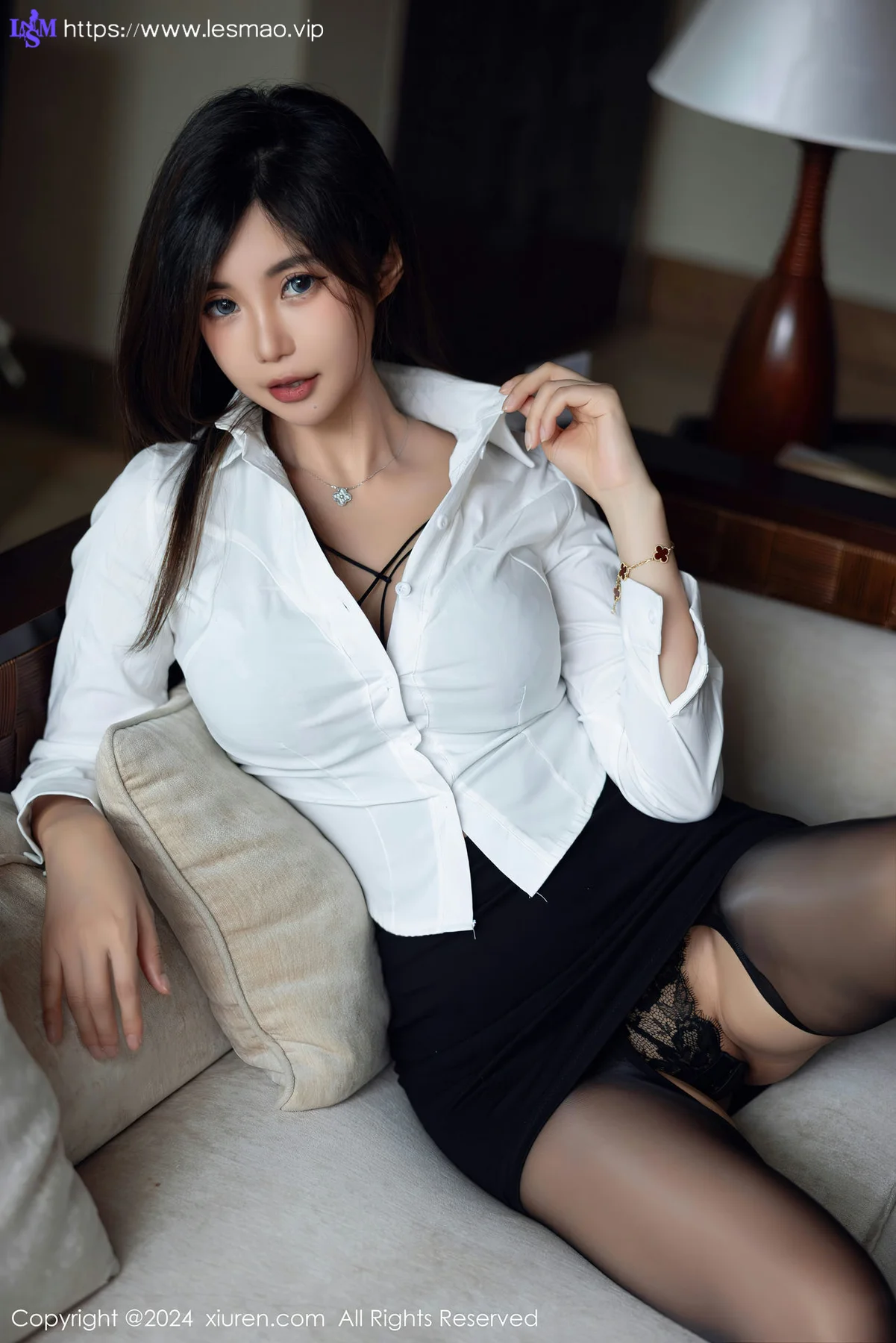 XiuRen 秀人 No.8053  绮里嘉ula 黑色蕾丝内衣三亚心愿旅拍1 - 27