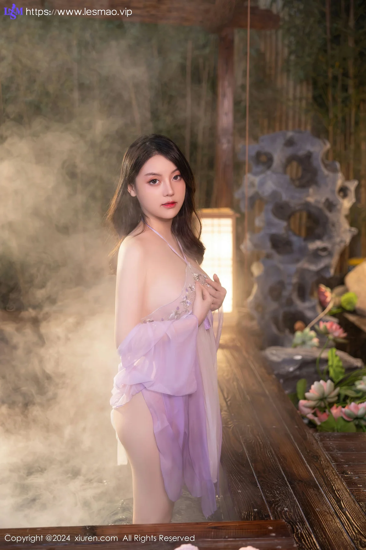 XiuRen 秀人 No.8059  豆瓣酱 轻透紫色古装性感写真1 - 30