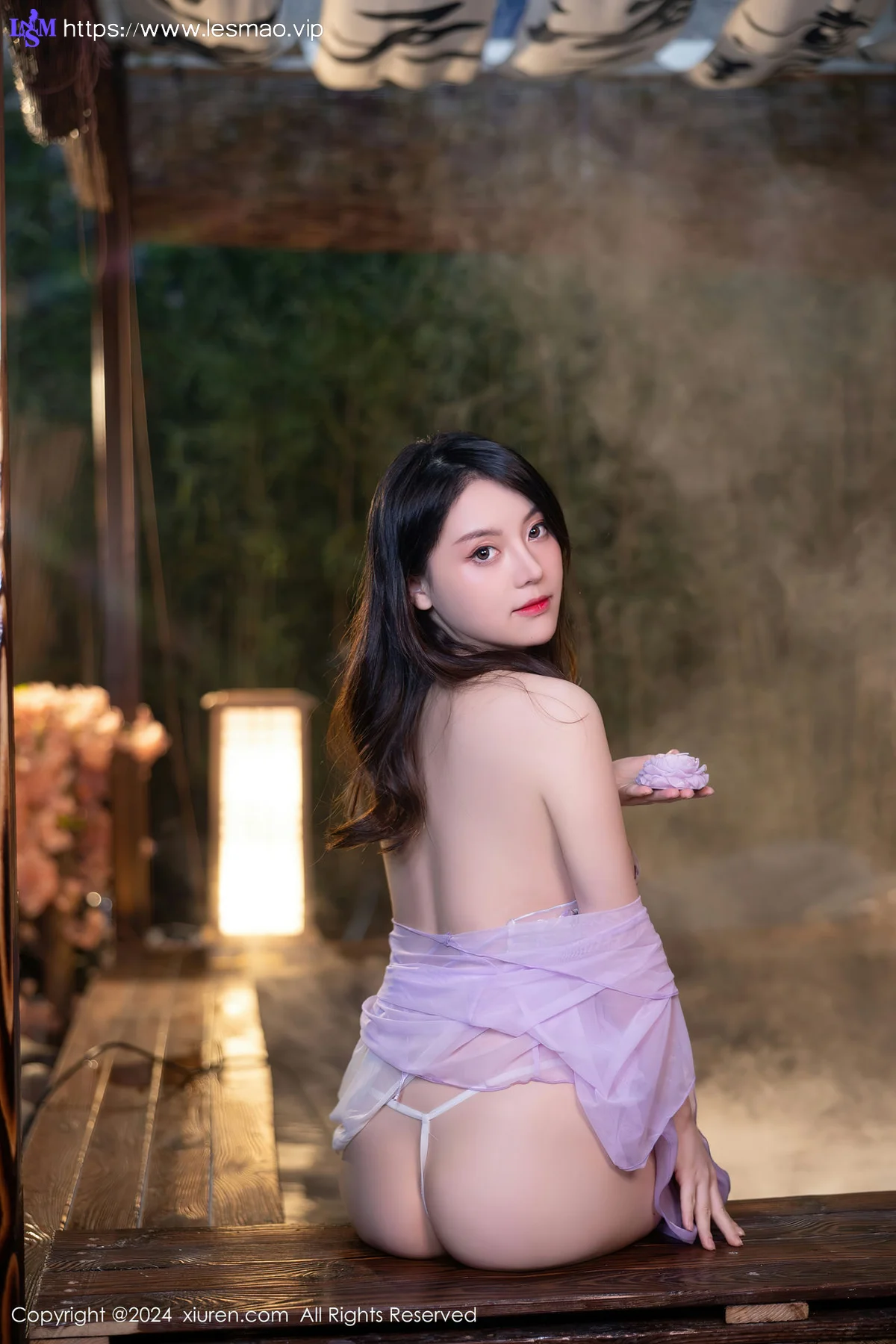 XiuRen 秀人 No.8059  豆瓣酱 轻透紫色古装性感写真1 - 32