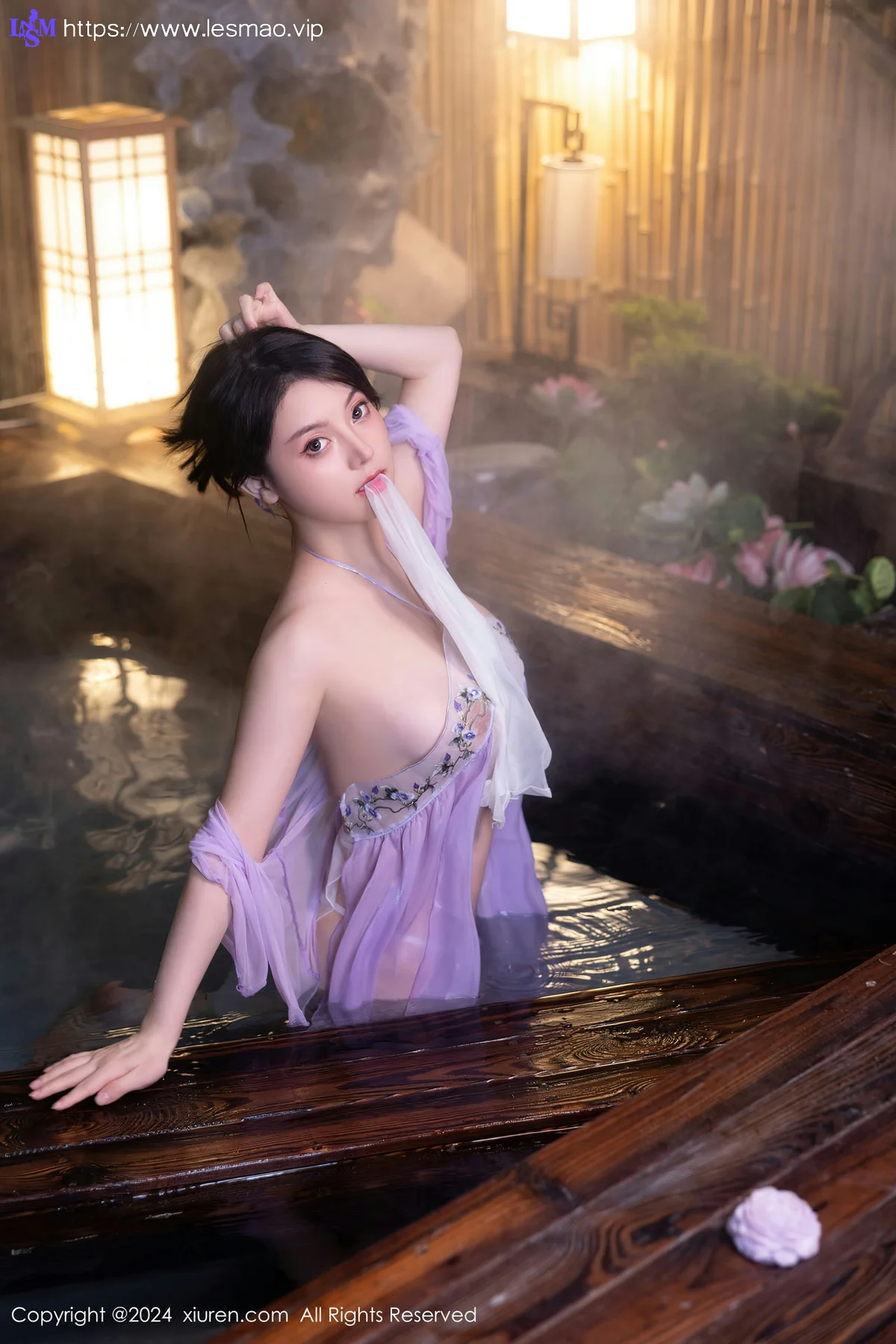 XiuRen 秀人 No.8059  豆瓣酱 轻透紫色古装性感写真1 - 59