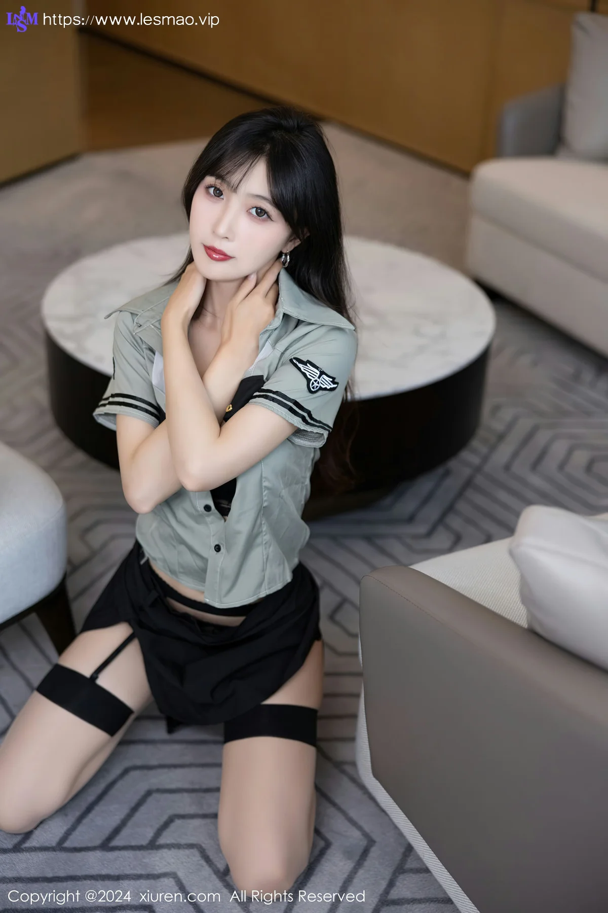 XiuRen 秀人 No.8064  林星阑 制服诱惑性感写真22 - 28