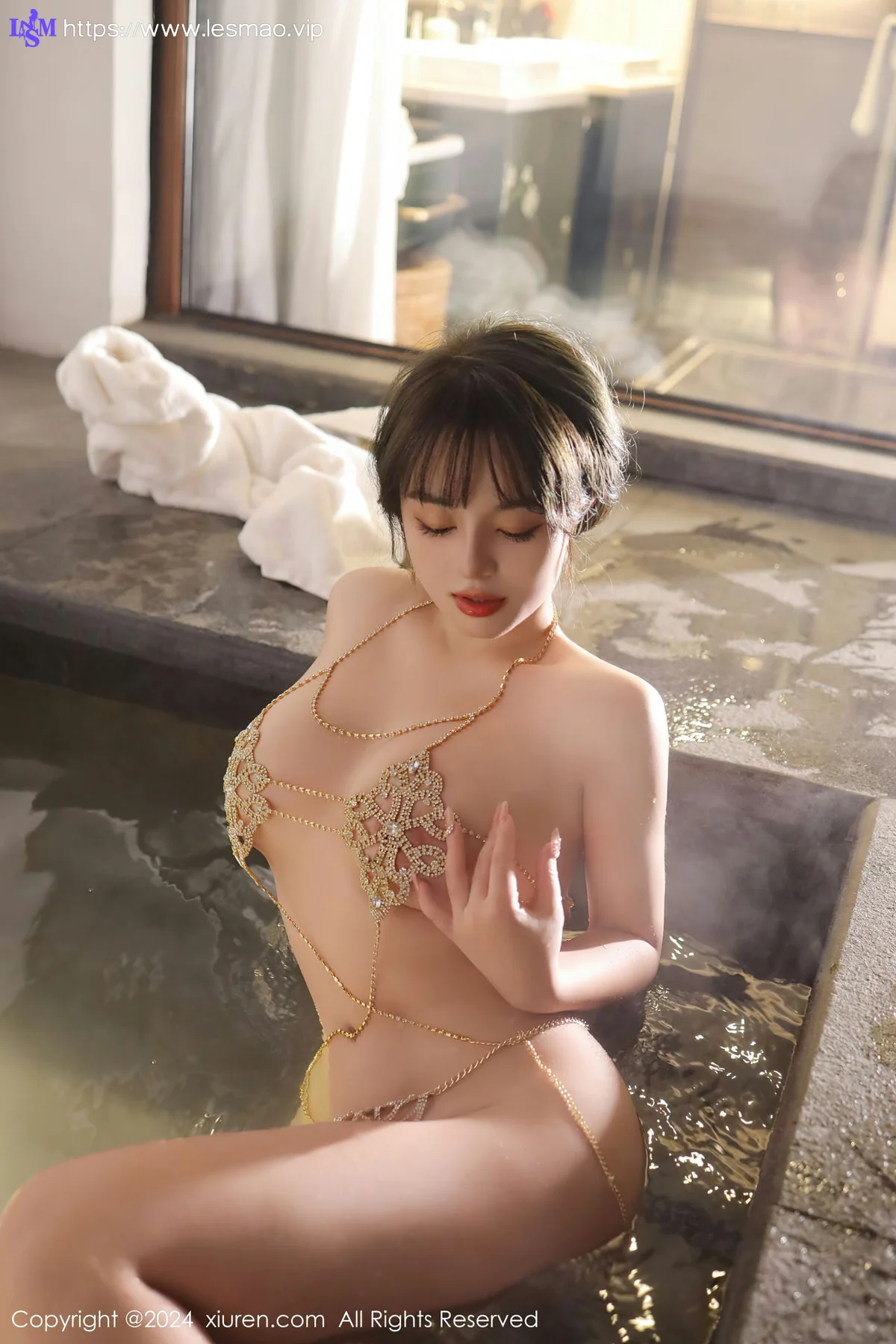 XiuRen 秀人 No.8075  沈思怡 链式情趣服饰性感写真11 - 50