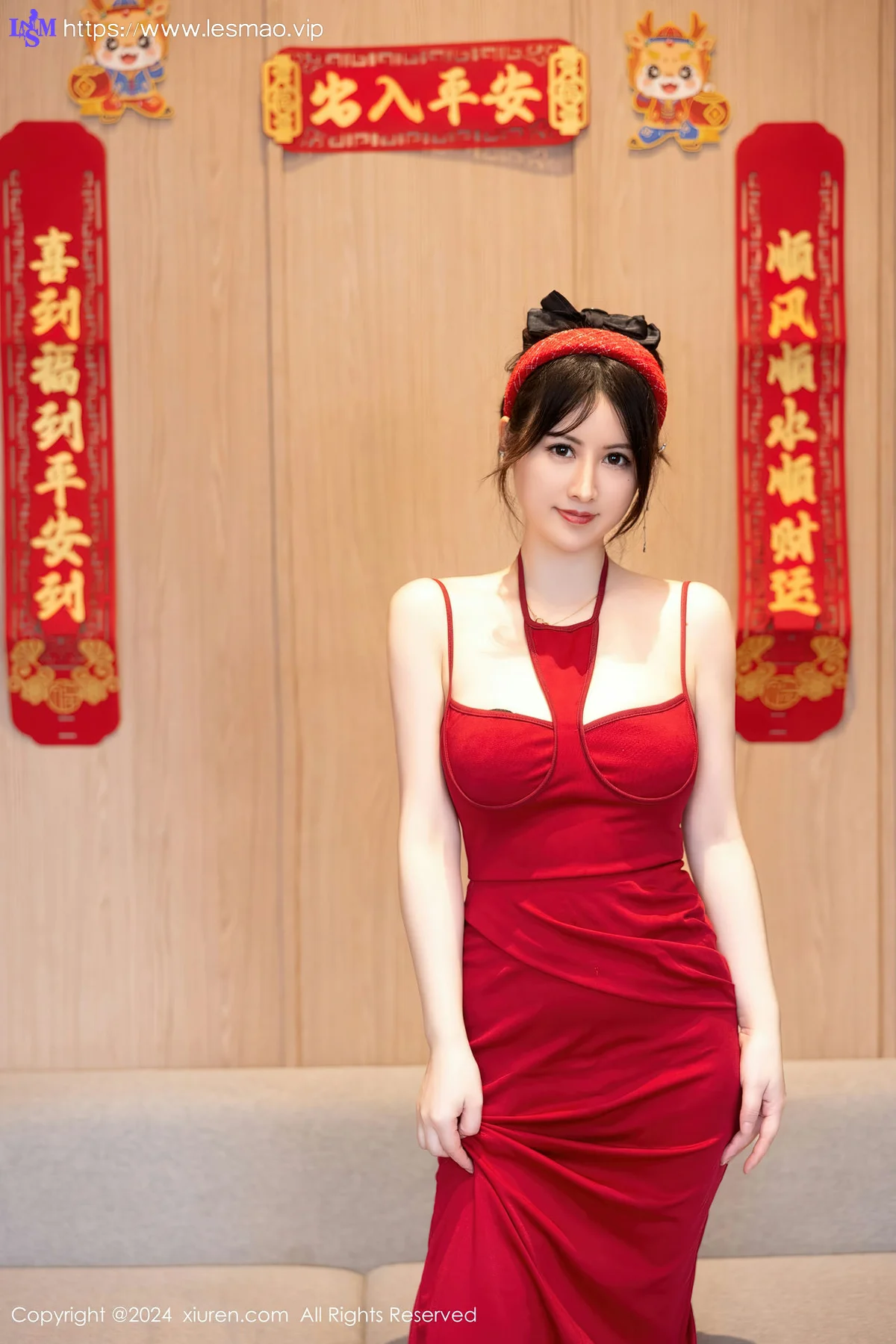 XiuRen 秀人 No.8078  诗诗kiki 红色情趣吊带写真1 - 17