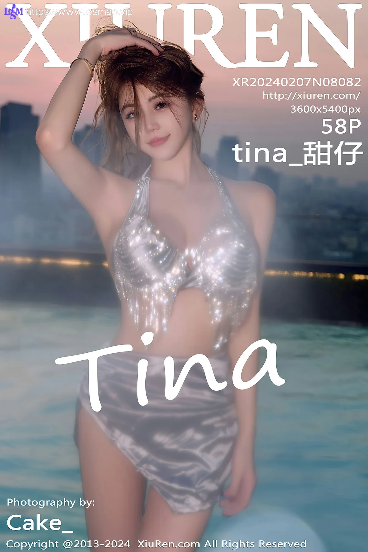 XiuRen 秀人 No.8082  tina_甜仔 泳池拍摄三亚旅拍1 - 59