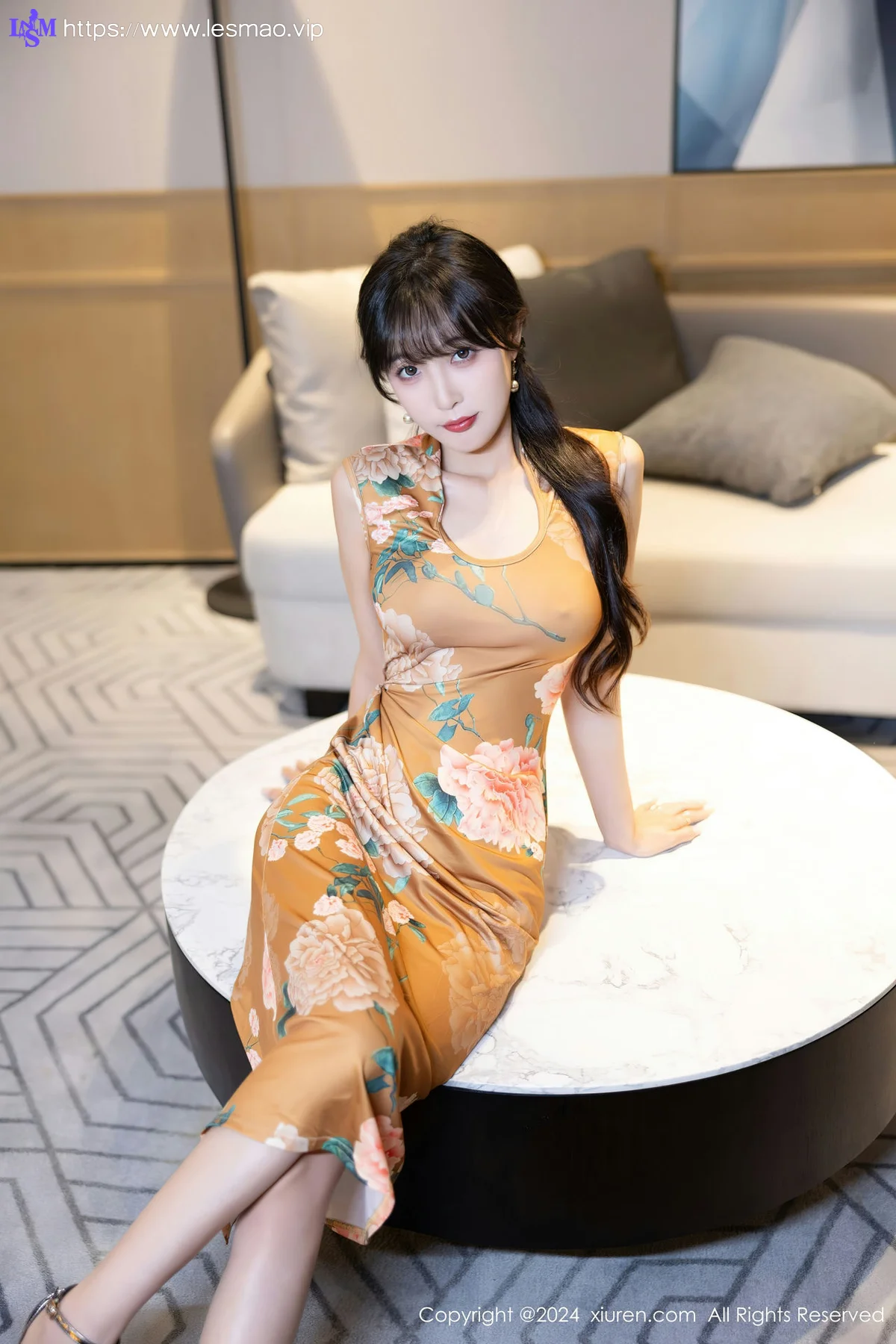 XiuRen 秀人 No.8084  林星阑 图案旗袍性感写真11 - 20