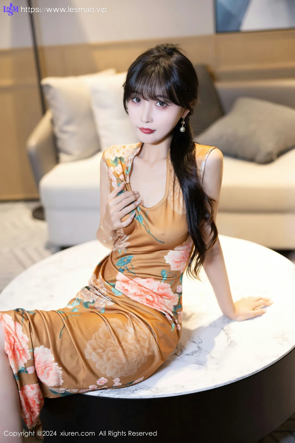 XiuRen 秀人 No.8084  林星阑 图案旗袍性感写真11 - 22