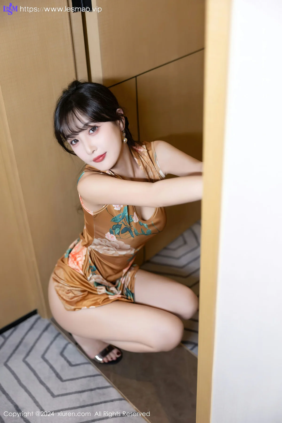 XiuRen 秀人 No.8084  林星阑 图案旗袍性感写真11 - 53
