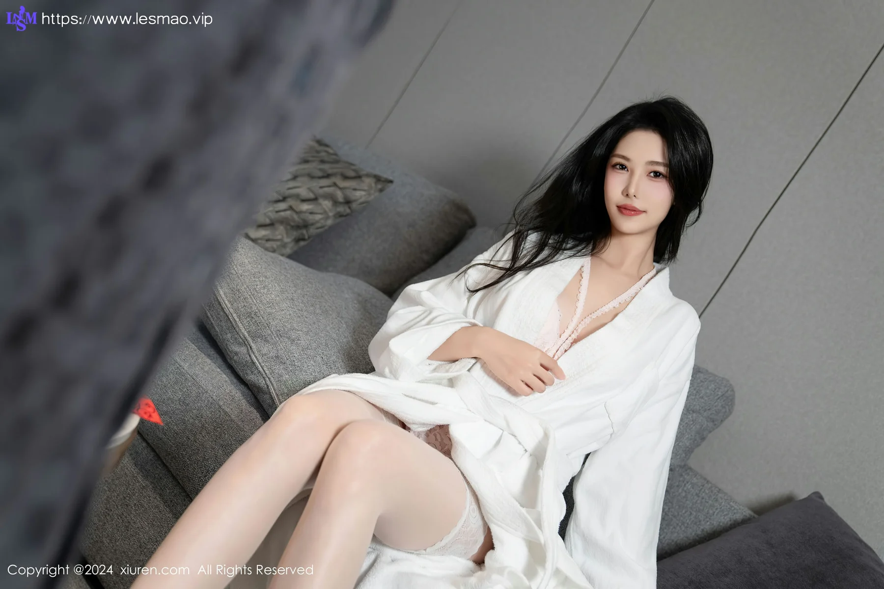 XiuRen 秀人 No.8086  利世 白色丝袜性感写真11 - 72