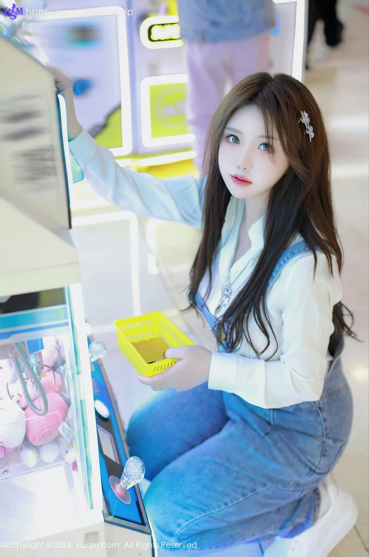XiuRen 秀人 No.8087  小薯条nienie 电玩店场景拍摄性感写真11 - 13