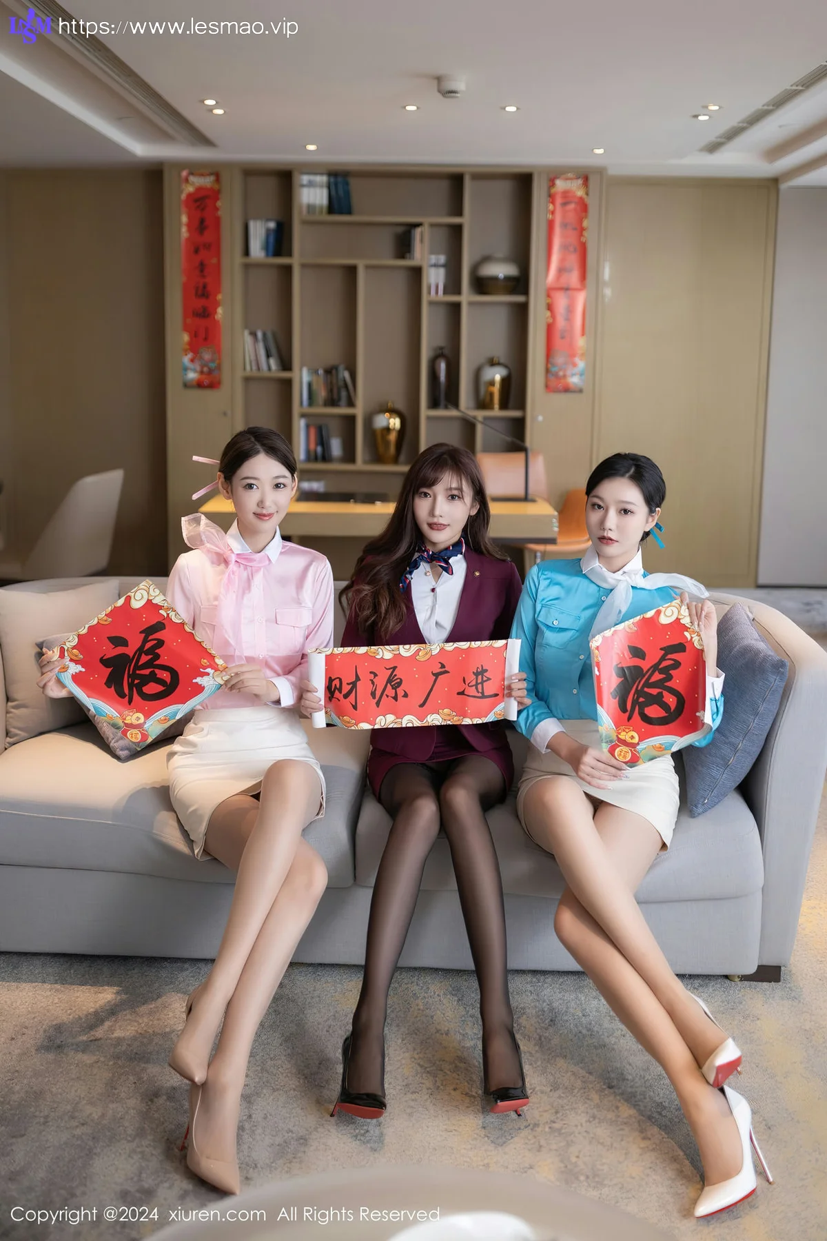 XiuRen 秀人 No.8088  陆萱萱、安然anran和唐安琪模特合集写真111 - 2