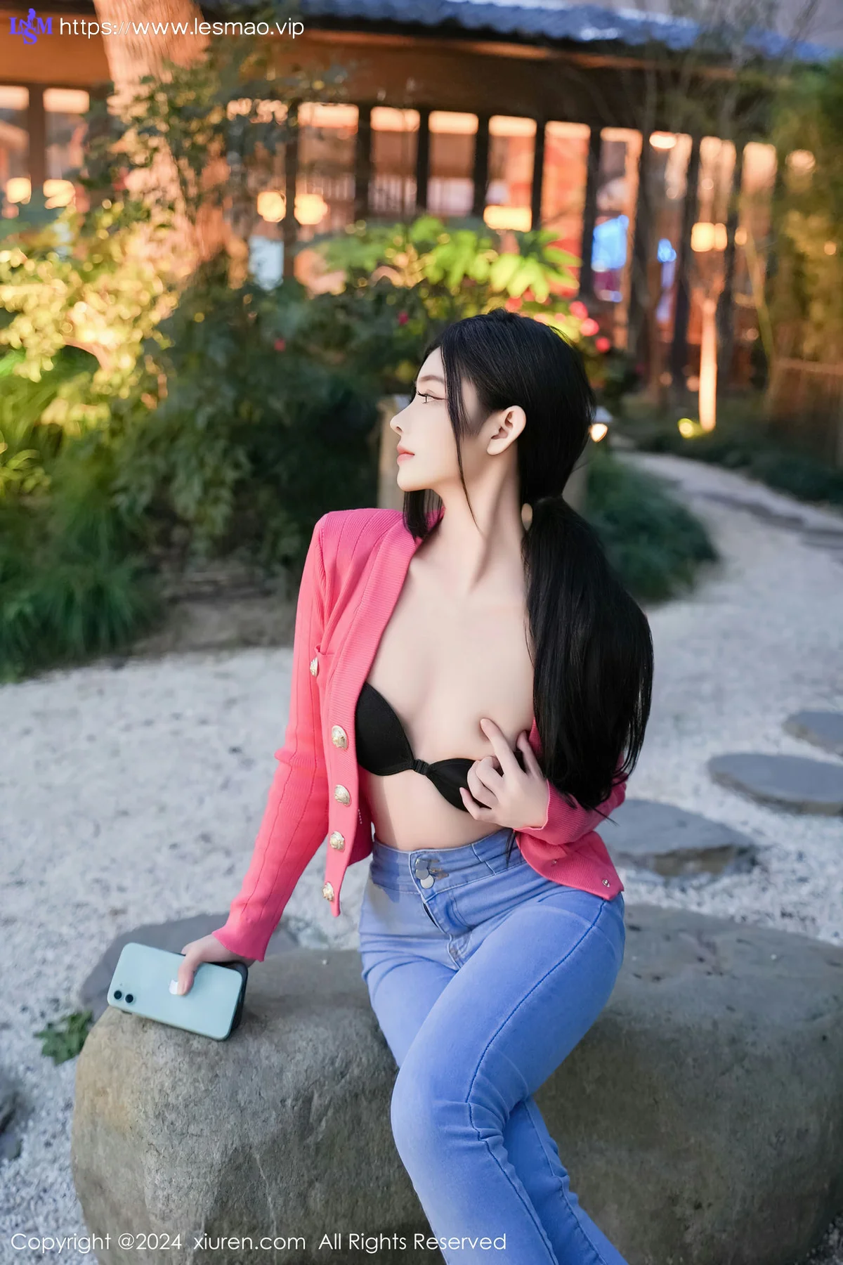 XiuRen 秀人 No.8091  龙雪儿 配简约牛仔裤性感写真1 - 40
