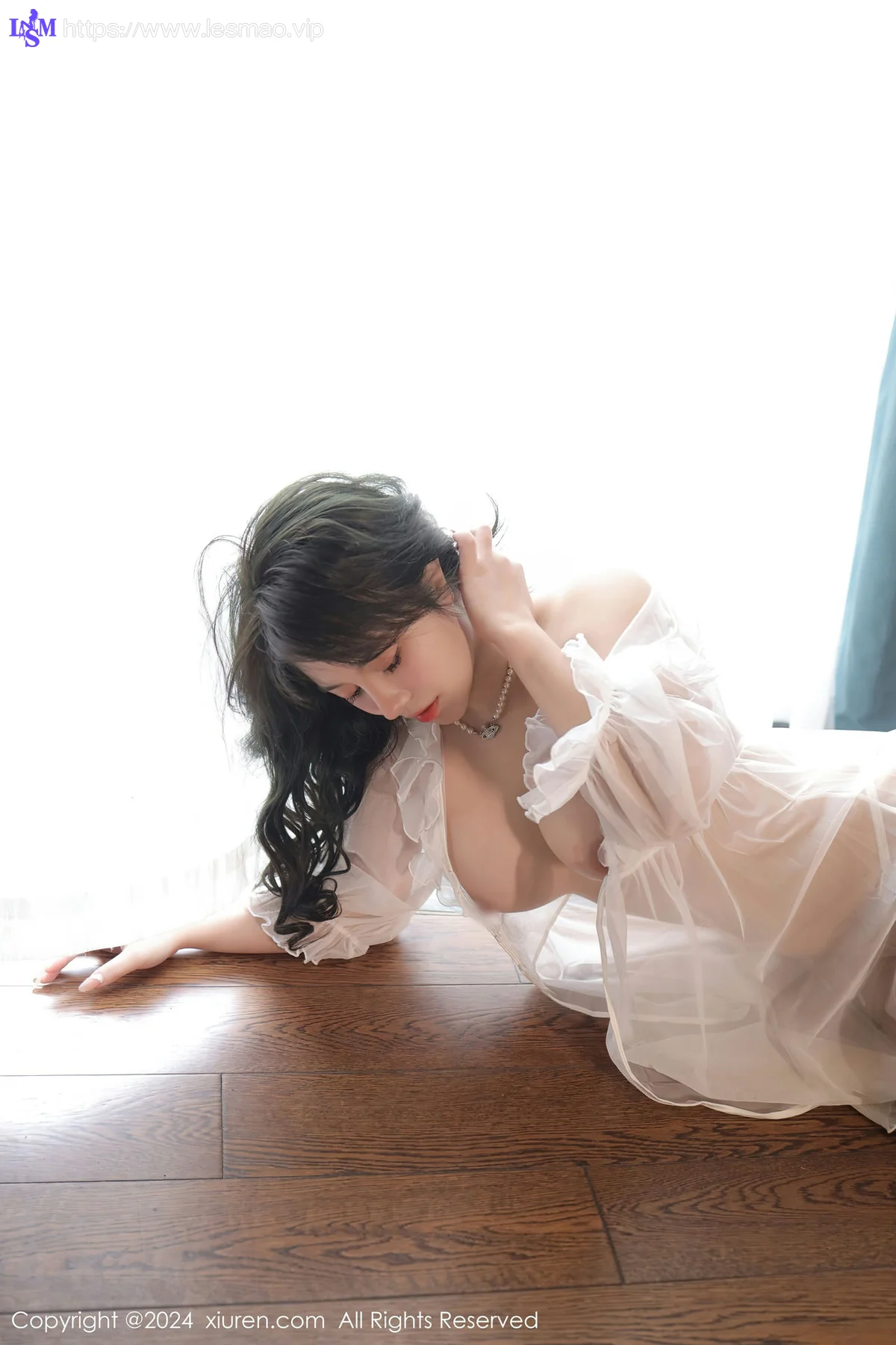 XiuRen 秀人 No.8106  沈思怡 白色轻透情趣睡裙性感写真11 - 48