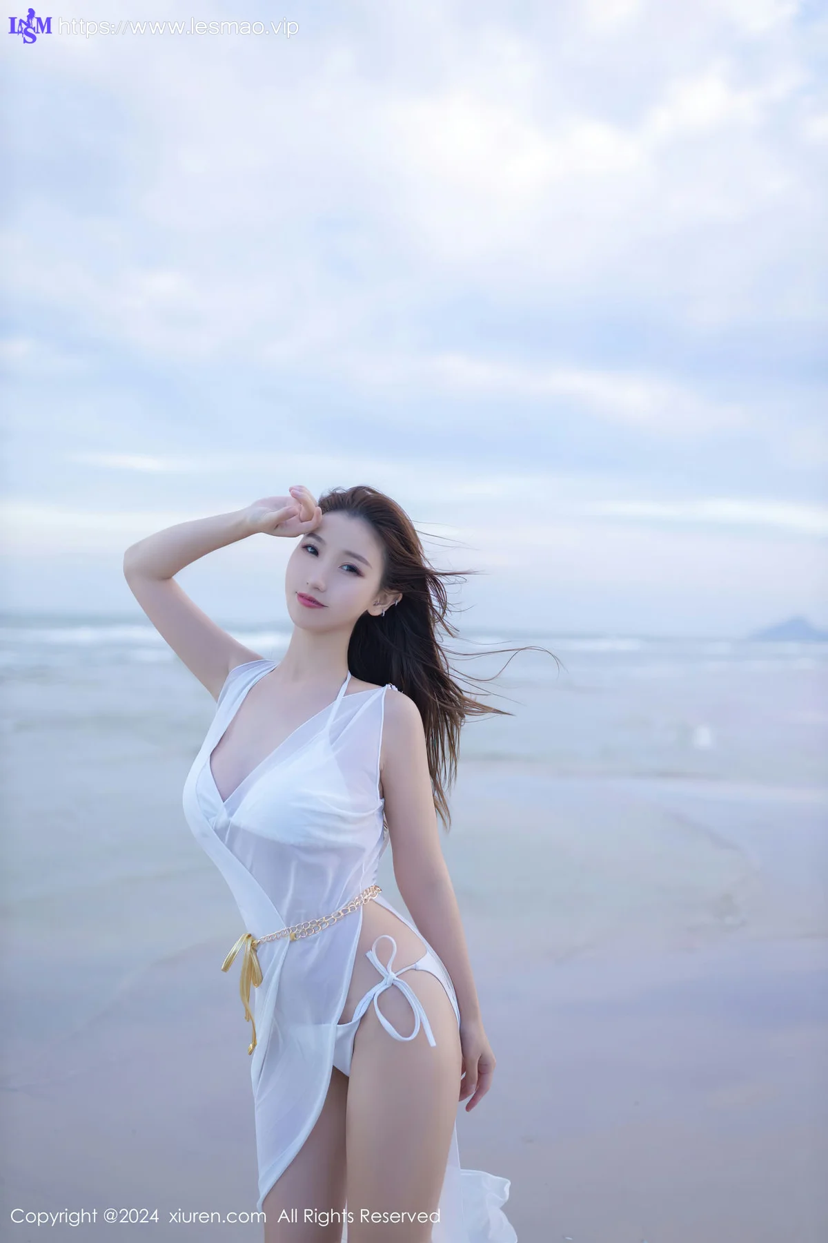 XiuRen 秀人 No.8123  杏子Yada 白色比基尼泰国旅拍 - 10