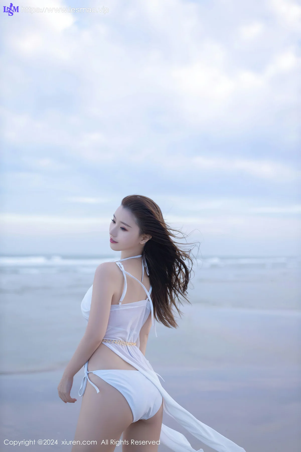 XiuRen 秀人 No.8123  杏子Yada 白色比基尼泰国旅拍 - 11