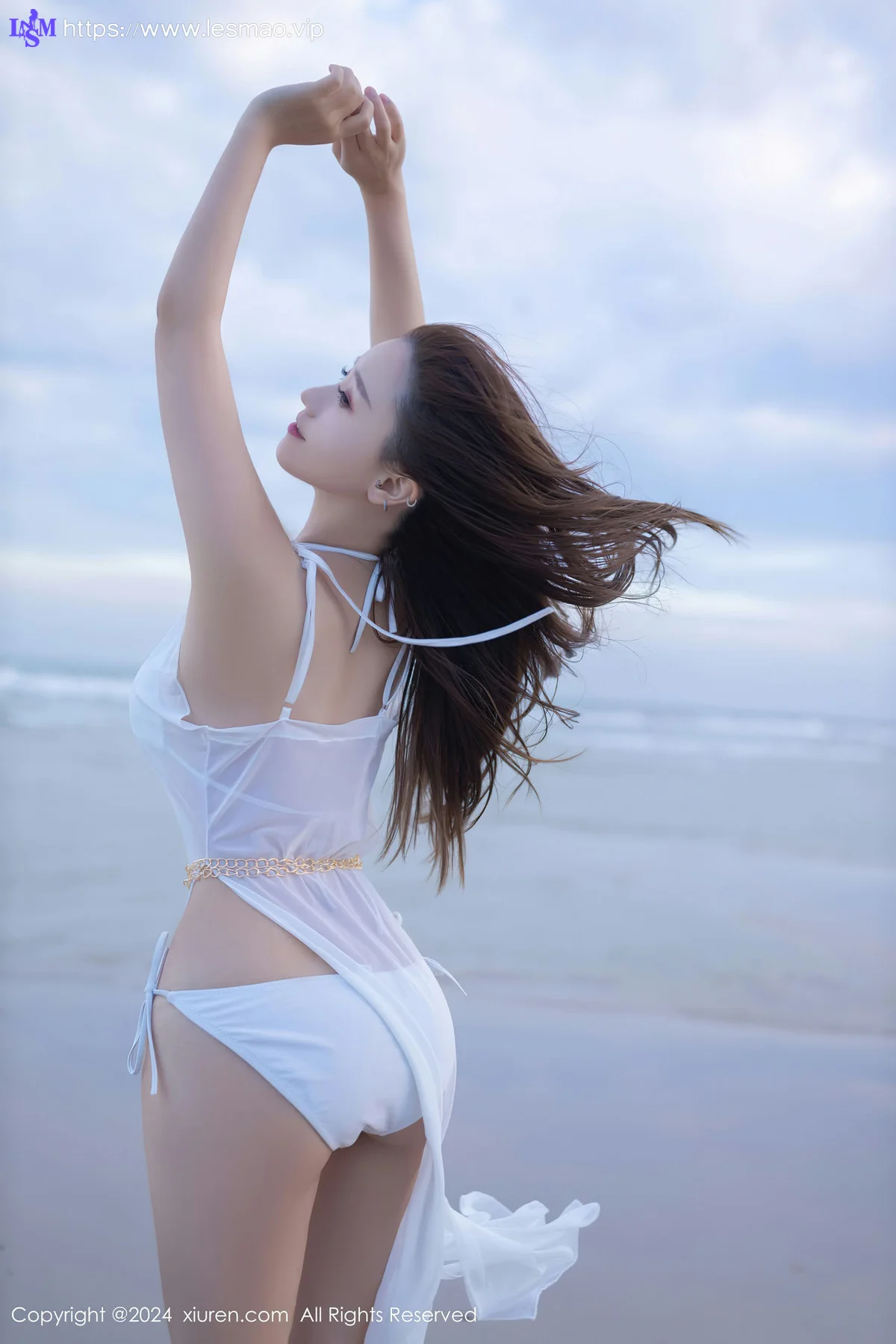 XiuRen 秀人 No.8123  杏子Yada 白色比基尼泰国旅拍 - 14