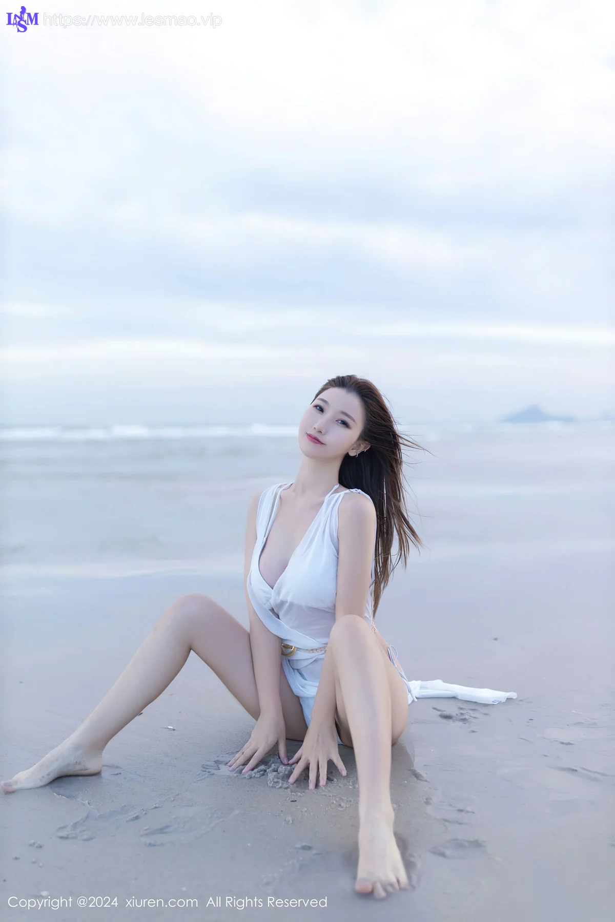 XiuRen 秀人 No.8123  杏子Yada 白色比基尼泰国旅拍 - 20