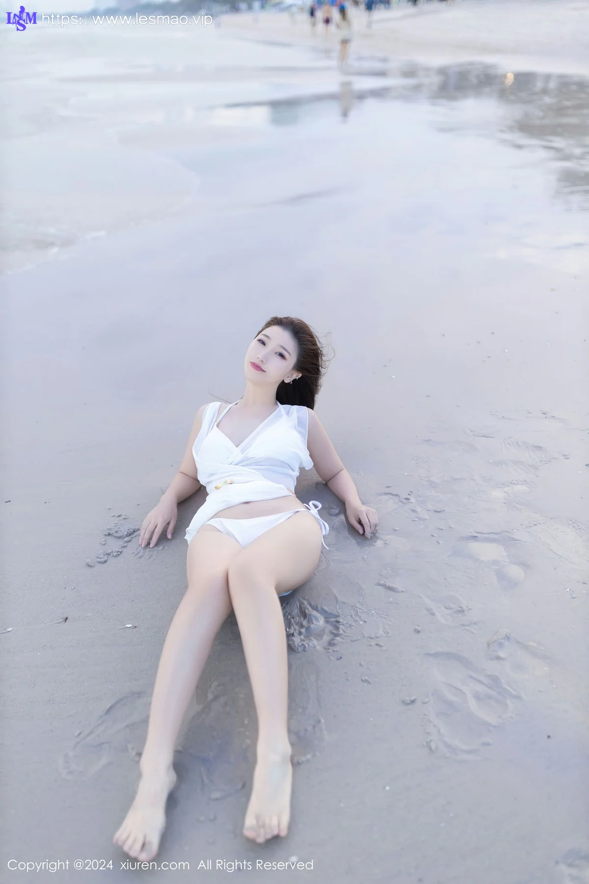 XiuRen 秀人 No.8123  杏子Yada 白色比基尼泰国旅拍 - 21