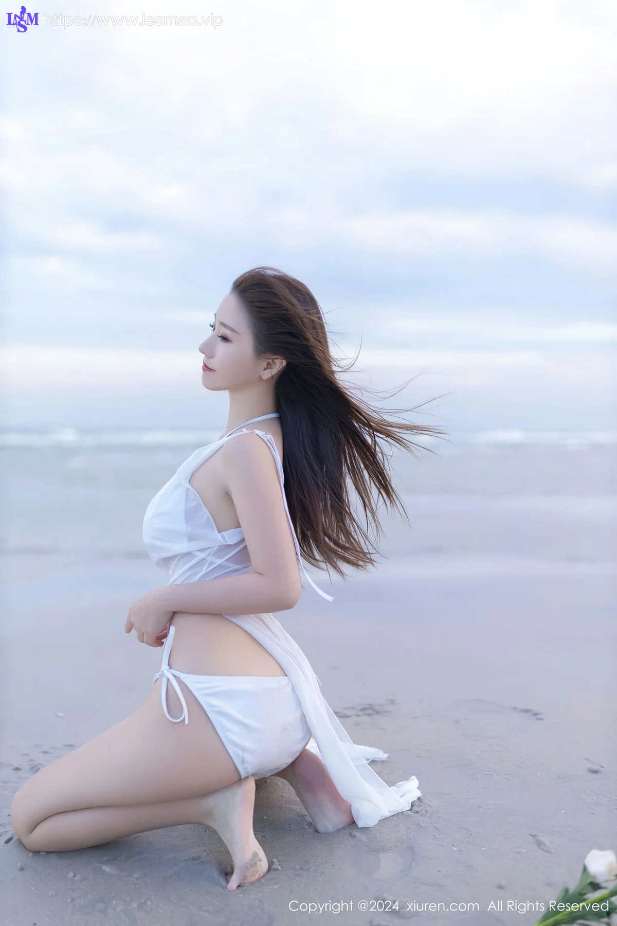 XiuRen 秀人 No.8123  杏子Yada 白色比基尼泰国旅拍 - 28