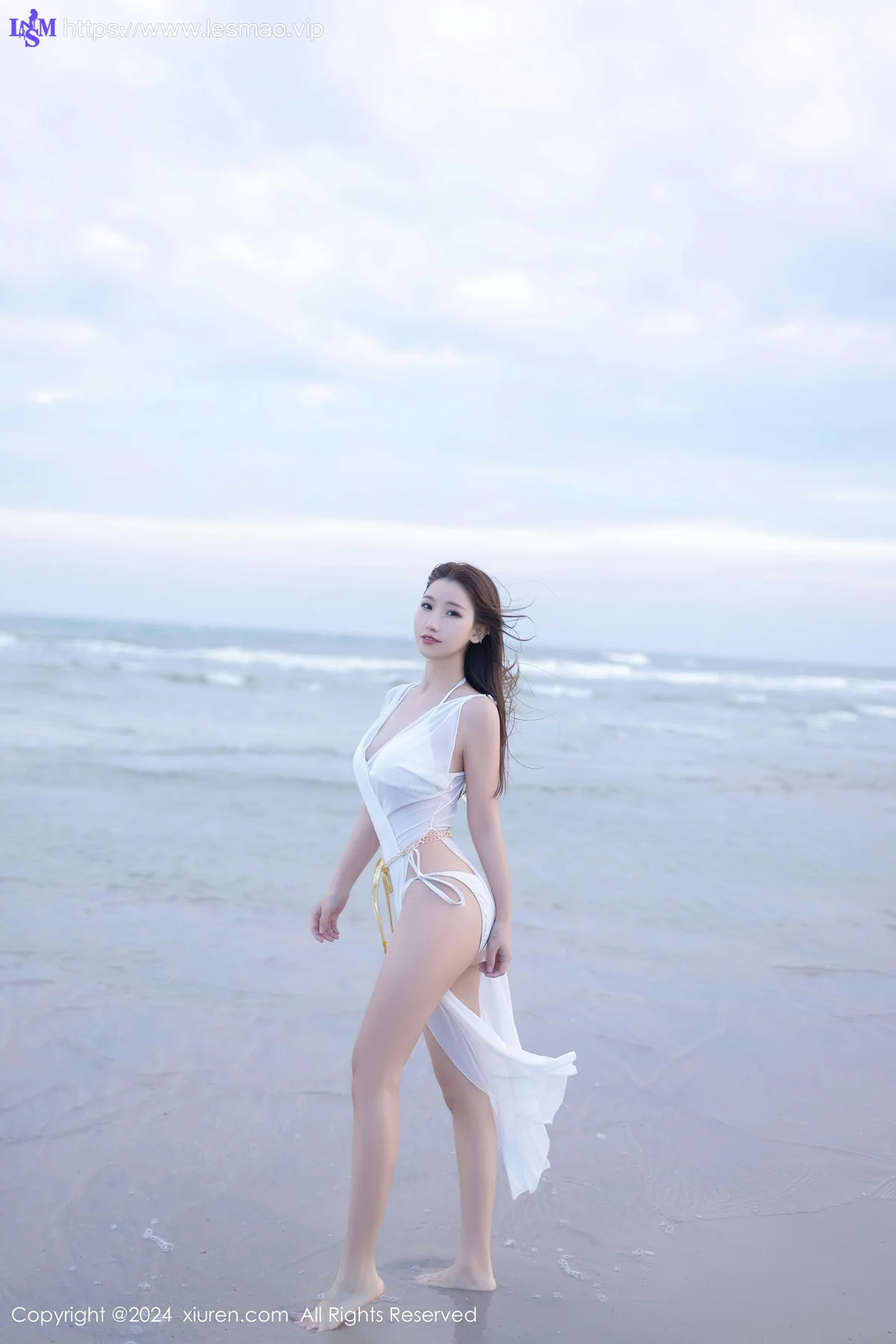 XiuRen 秀人 No.8123  杏子Yada 白色比基尼泰国旅拍 - 30