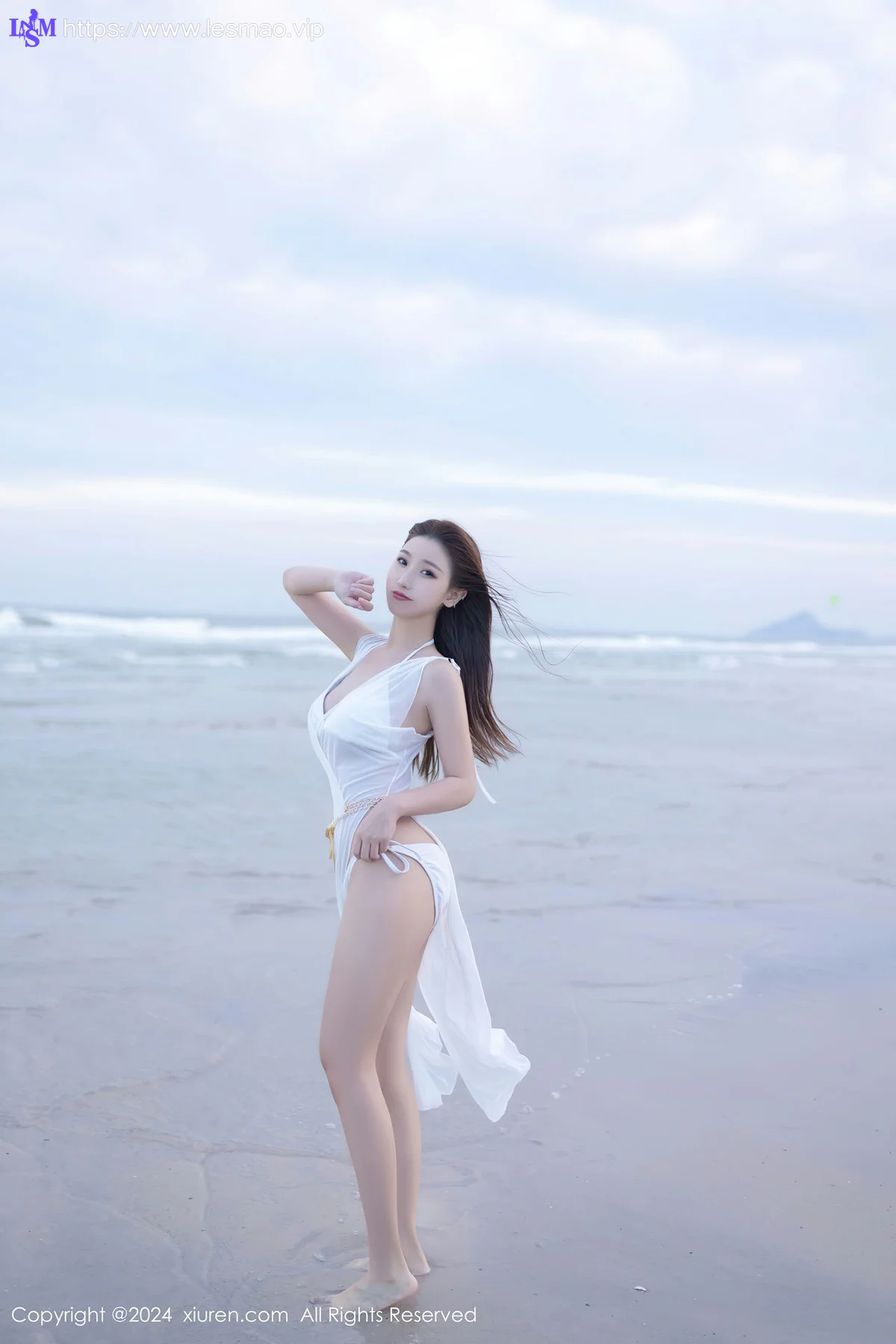 XiuRen 秀人 No.8123  杏子Yada 白色比基尼泰国旅拍 - 31