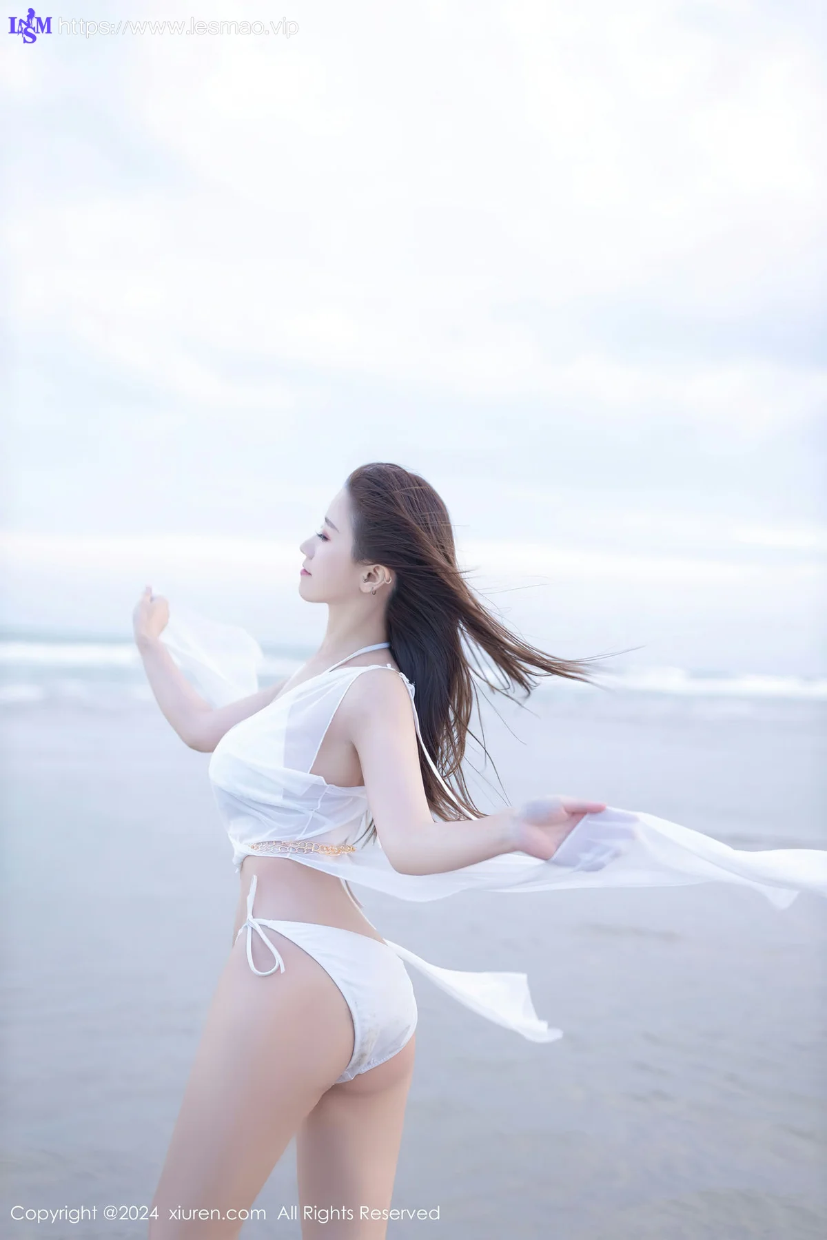 XiuRen 秀人 No.8123  杏子Yada 白色比基尼泰国旅拍 - 33