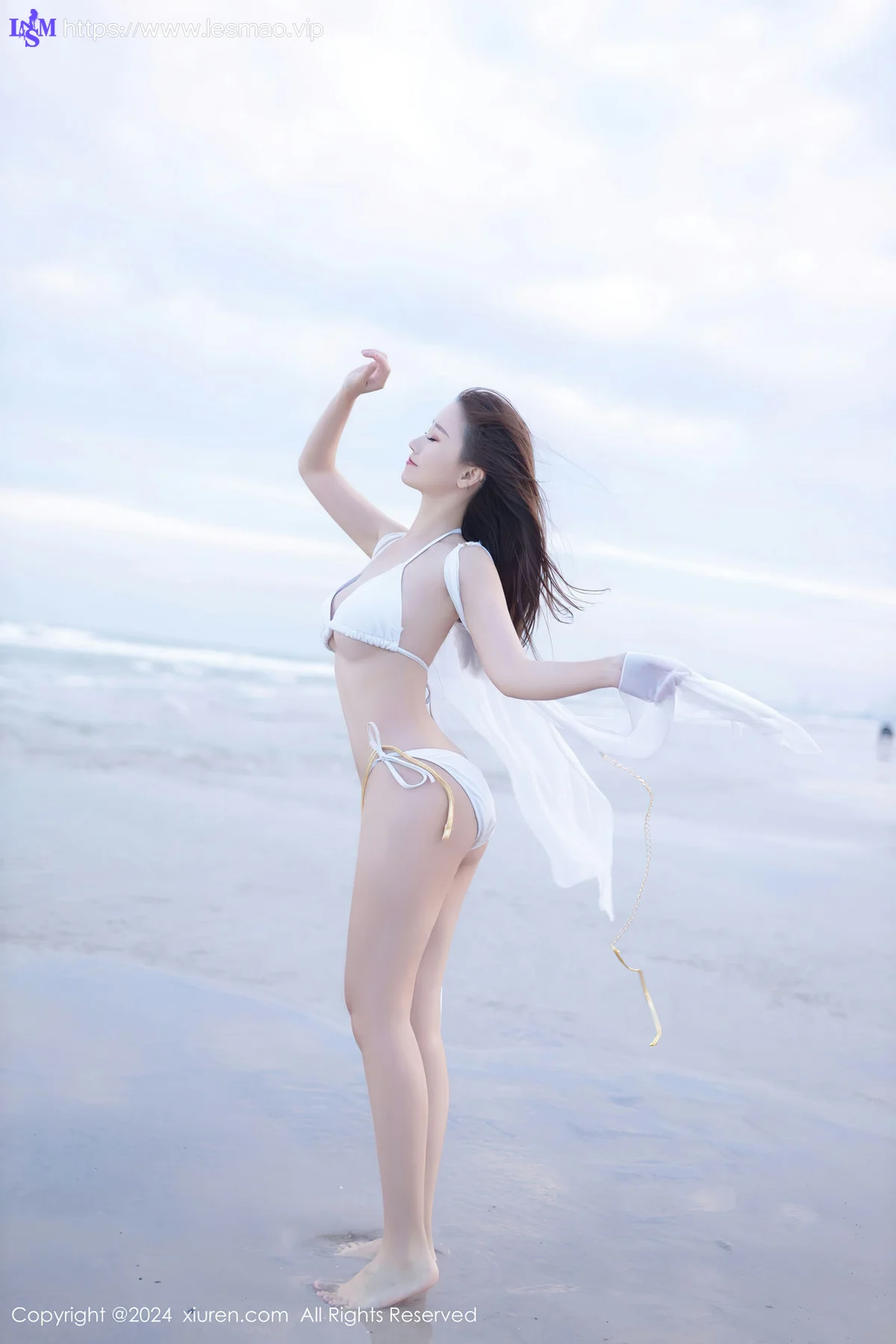 XiuRen 秀人 No.8123  杏子Yada 白色比基尼泰国旅拍 - 34