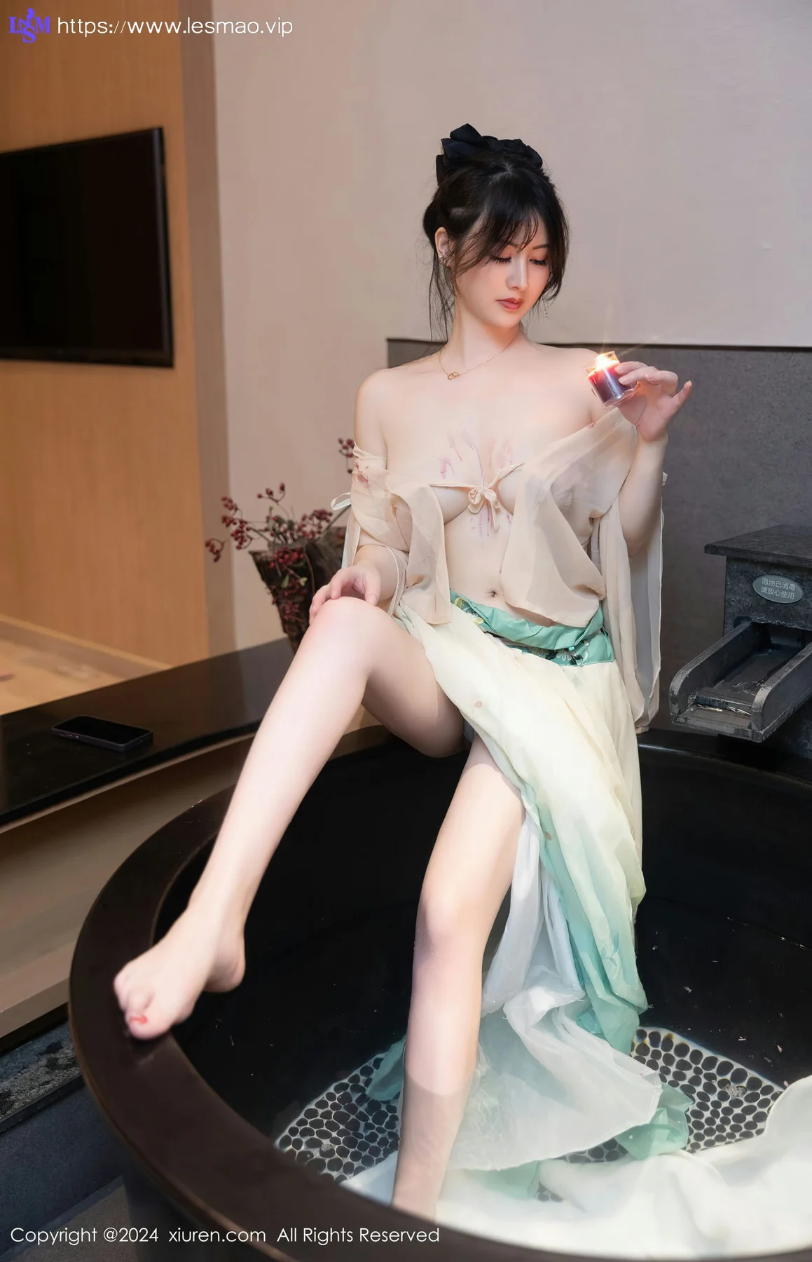 XiuRen 秀人 No.8128  诗诗kiki 温泉古装情趣服饰性感写真1 - 69