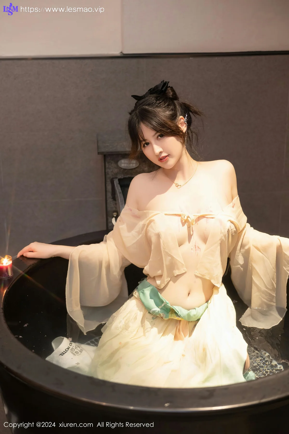 XiuRen 秀人 No.8128  诗诗kiki 温泉古装情趣服饰性感写真1 - 78